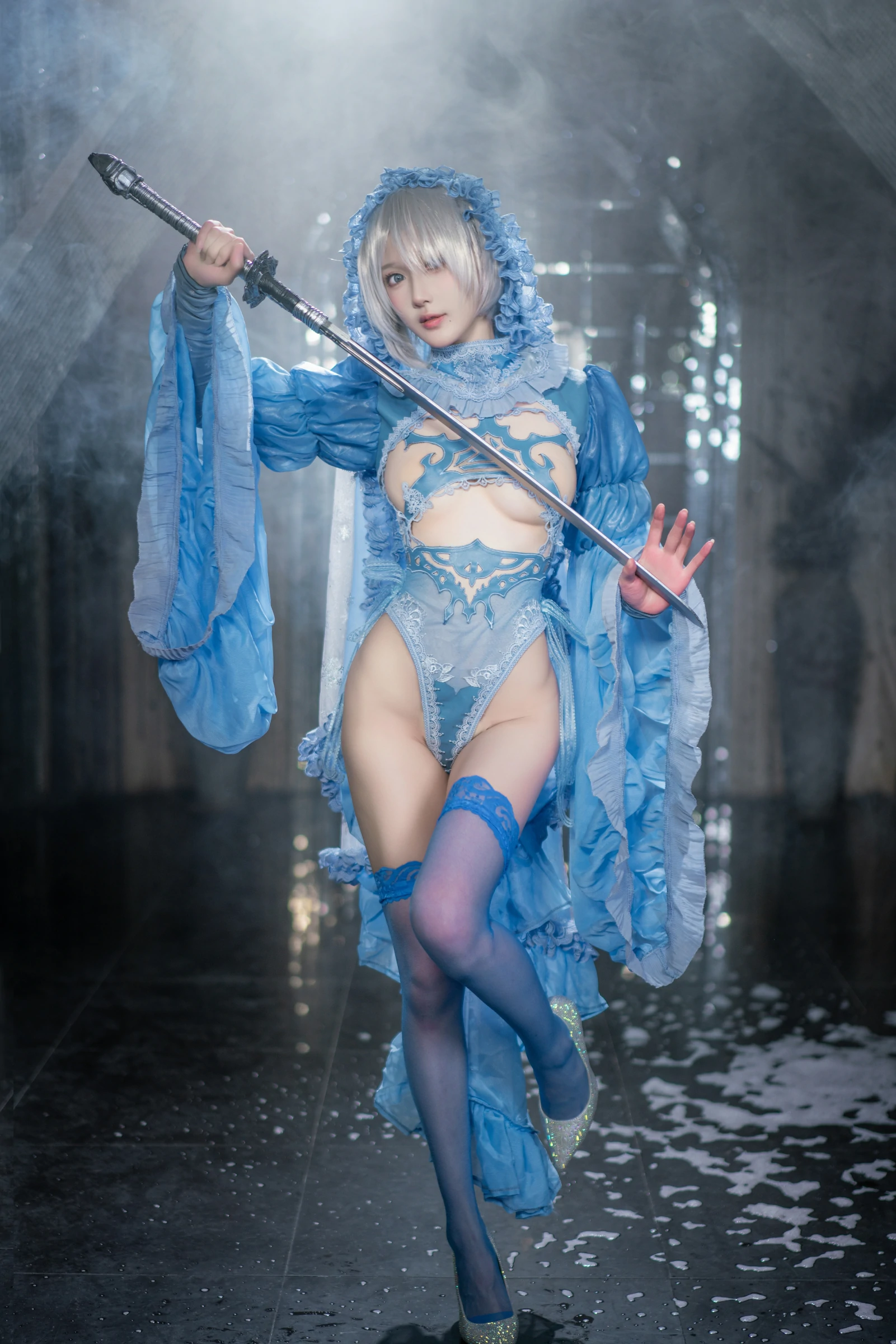 图片[1] - 阿包也是兔娘 - 冰雪2B [42P] - 机器猫次元 - 机器猫次元