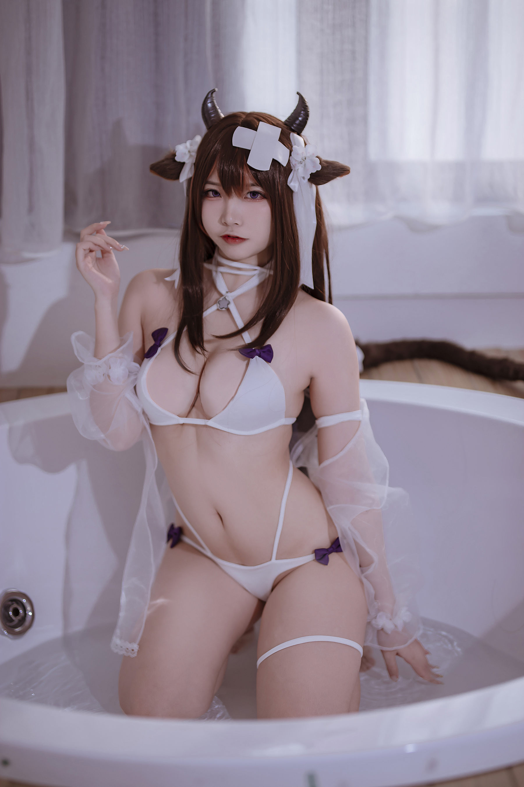 图片[1] - 二佐Nisa - 碧蓝樫野泳装 [51P] - 机器猫次元 - 机器猫次元