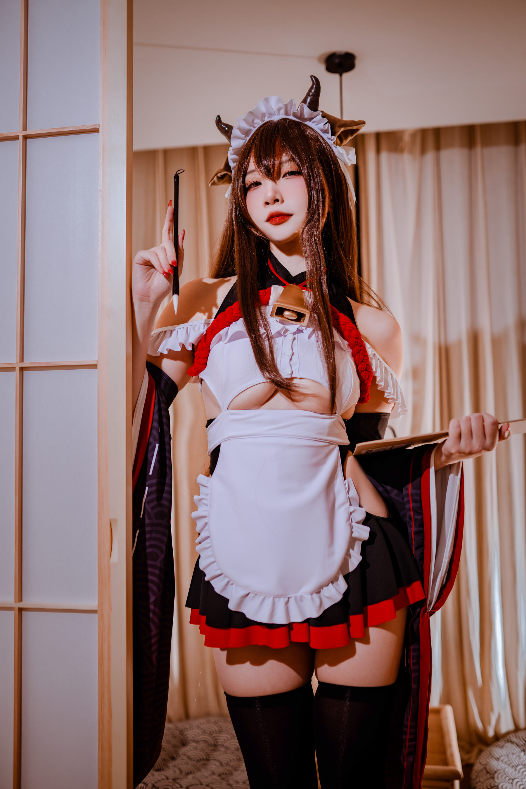 图片[3] - 二佐Nisa - 碧蓝樫野女仆 [33P] - 机器猫次元 - 机器猫次元