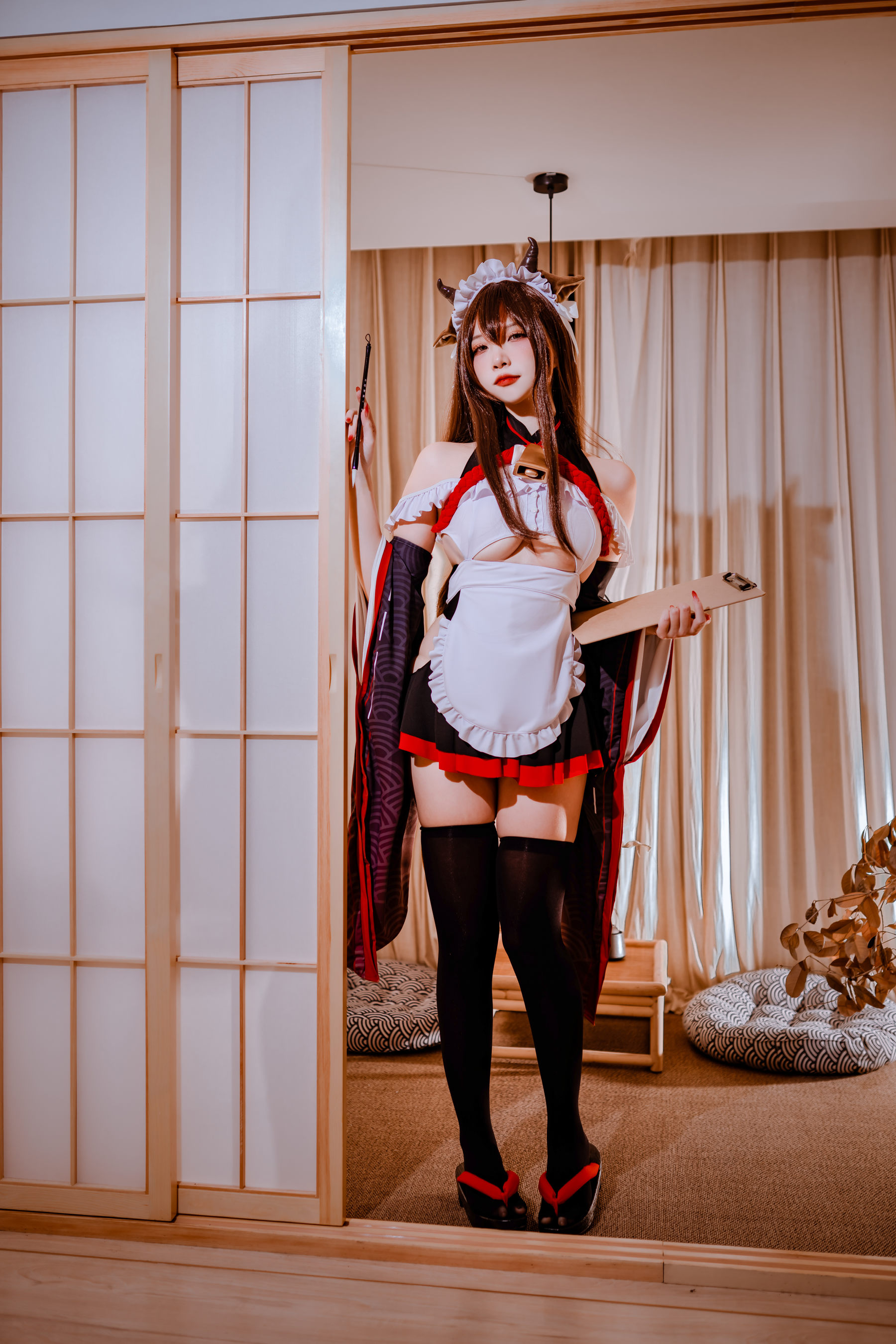 图片[2] - 二佐Nisa - 碧蓝樫野女仆 [33P] - 机器猫次元 - 机器猫次元