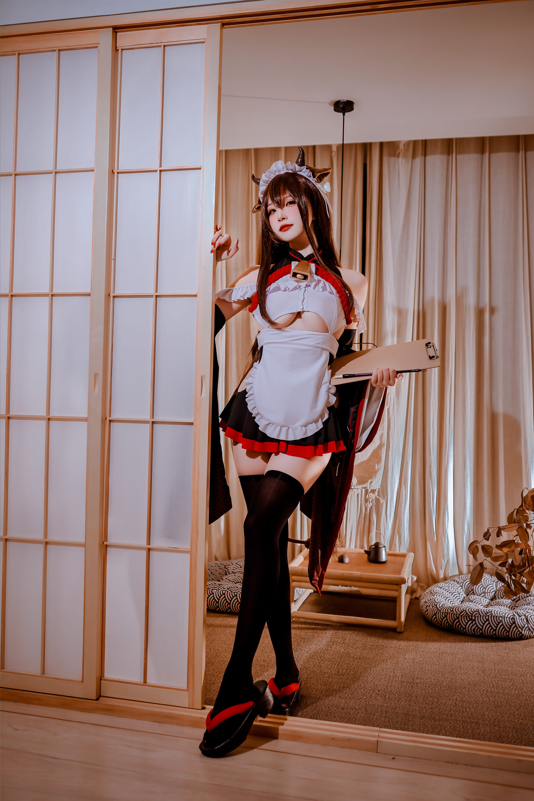 图片[4] - 二佐Nisa - 碧蓝樫野女仆 [33P] - 机器猫次元 - 机器猫次元