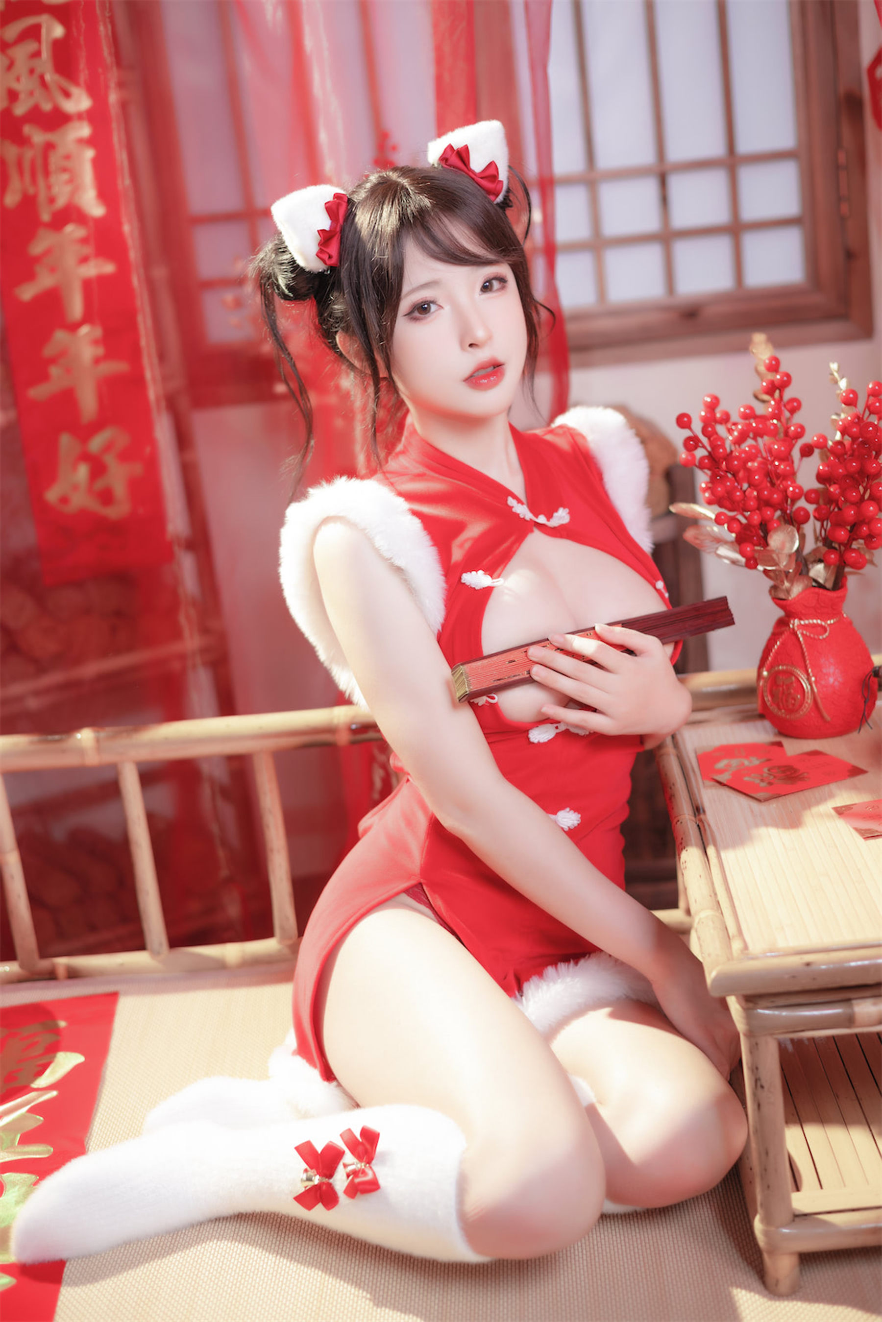 图片[7] - 清水由乃 - 新年旗袍 [77P] - 机器猫次元 - 机器猫次元