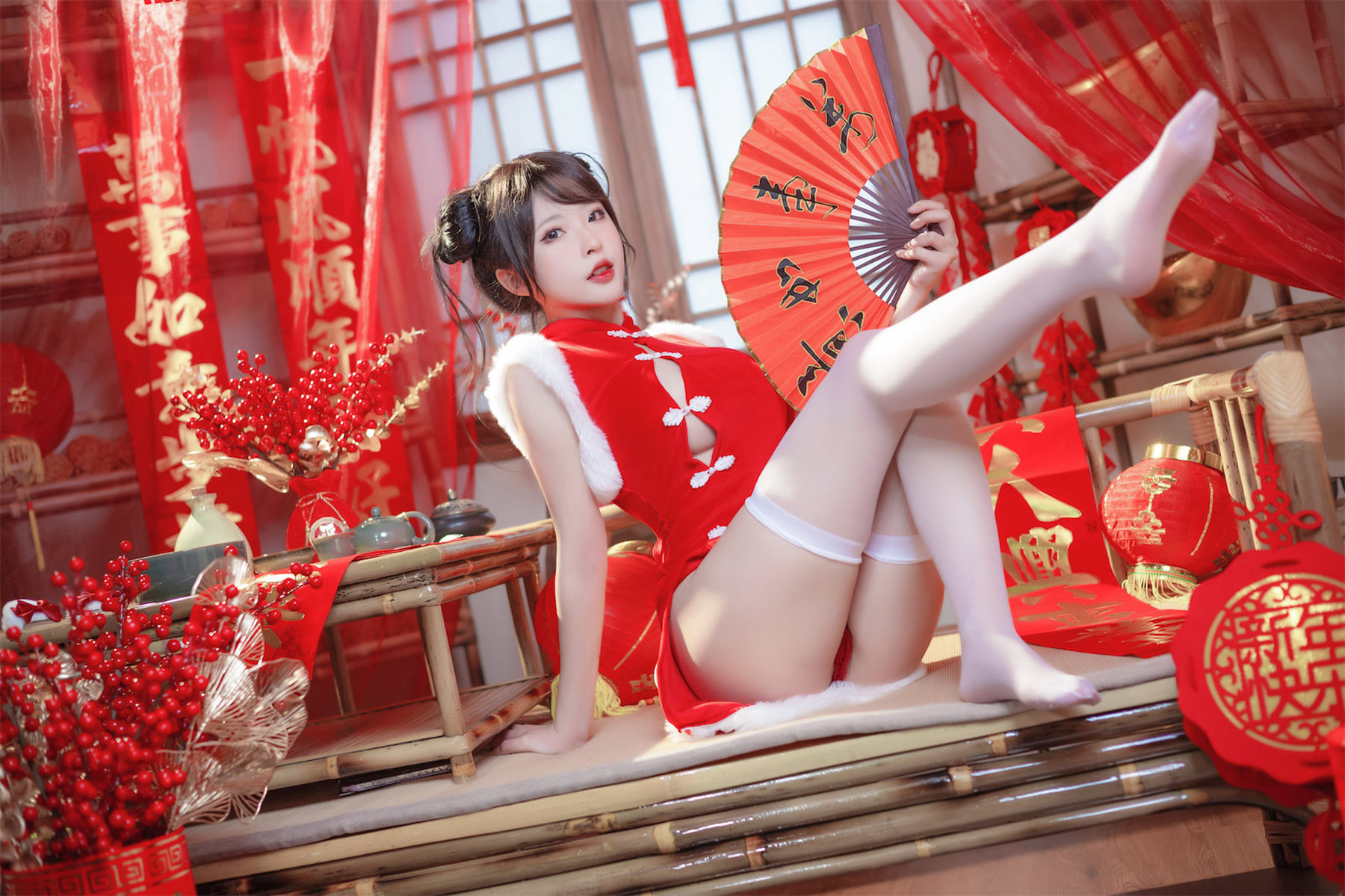 图片[8] - 清水由乃 - 新年旗袍 [77P] - 机器猫次元 - 机器猫次元