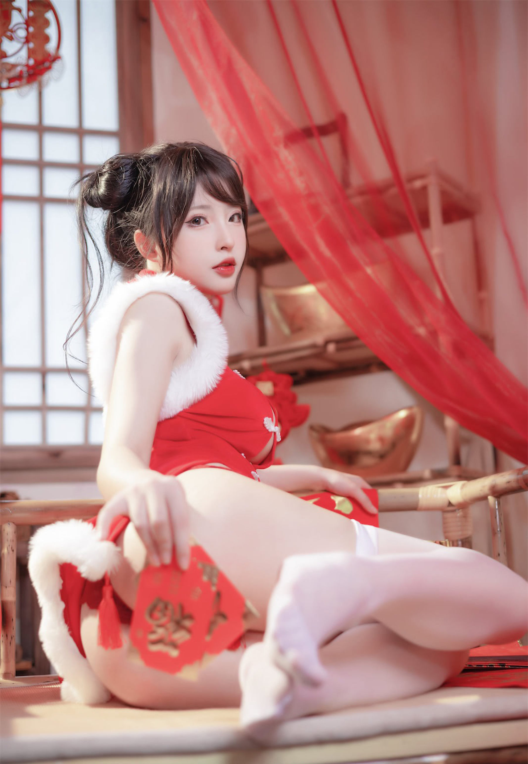 图片[4] - 清水由乃 - 新年旗袍 [77P] - 机器猫次元 - 机器猫次元