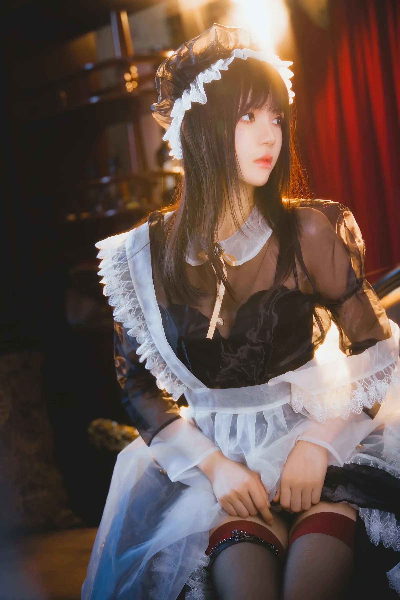 图片[1] - 桜桃喵 - 透明女仆 [46P] - 机器猫次元 - 机器猫次元