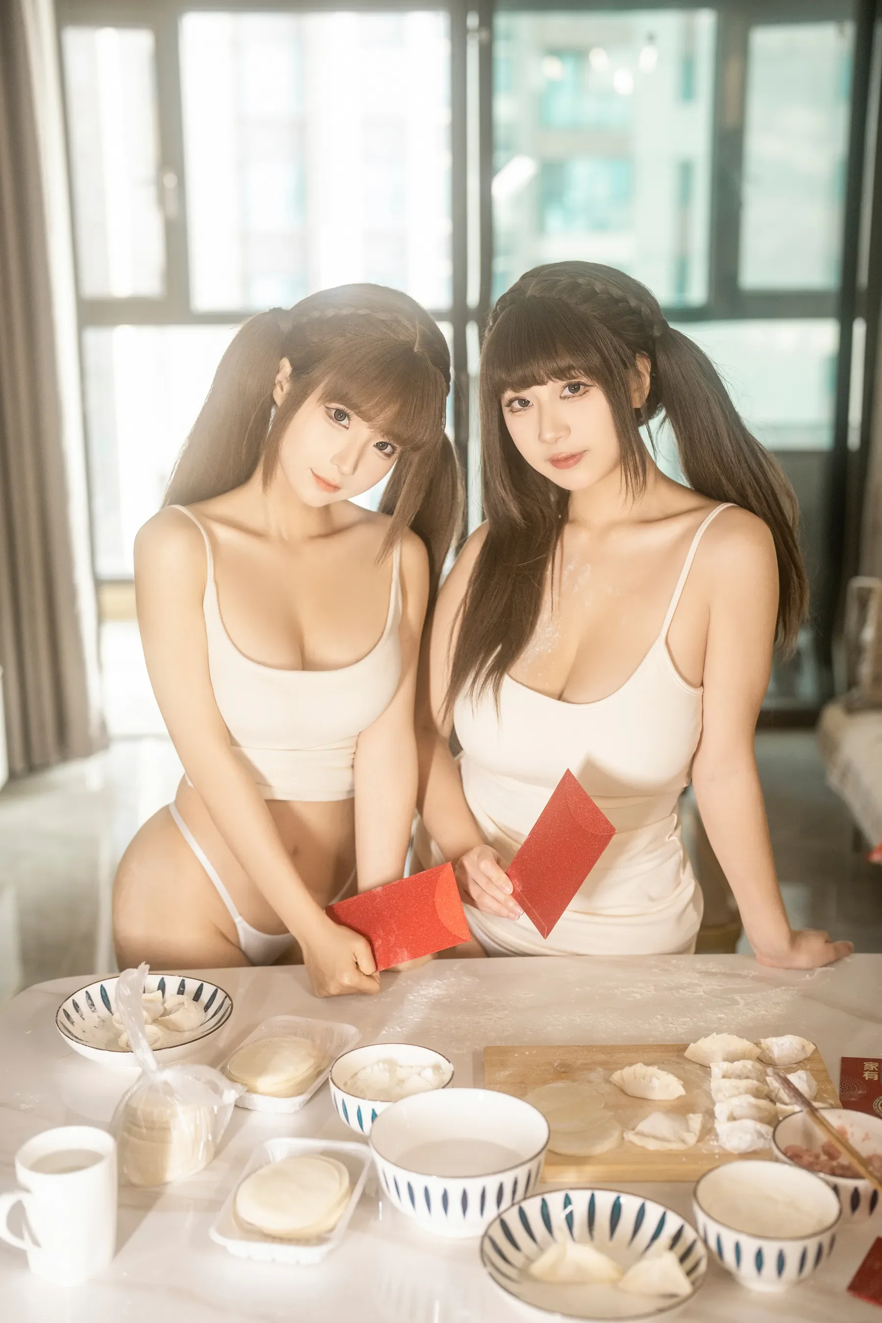 图片[1] - 蠢沫沫&浅安安 - 双人新年贺岁 [103PG] - 机器猫次元 - 机器猫次元