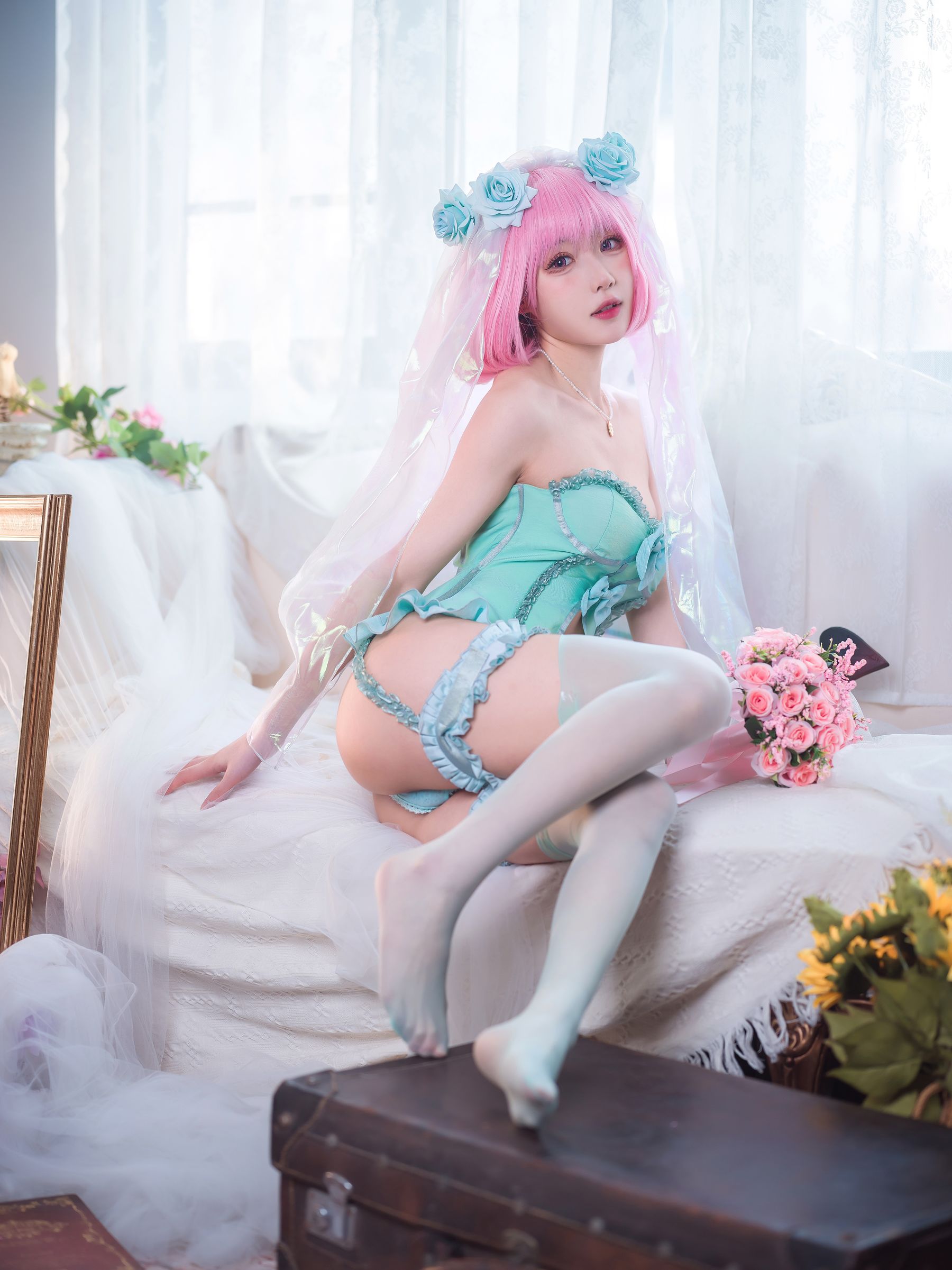 图片[4] - 阿包也是兔娘 - 王女梦梦 婚纱内衣 [32P] - 机器猫次元 - 机器猫次元