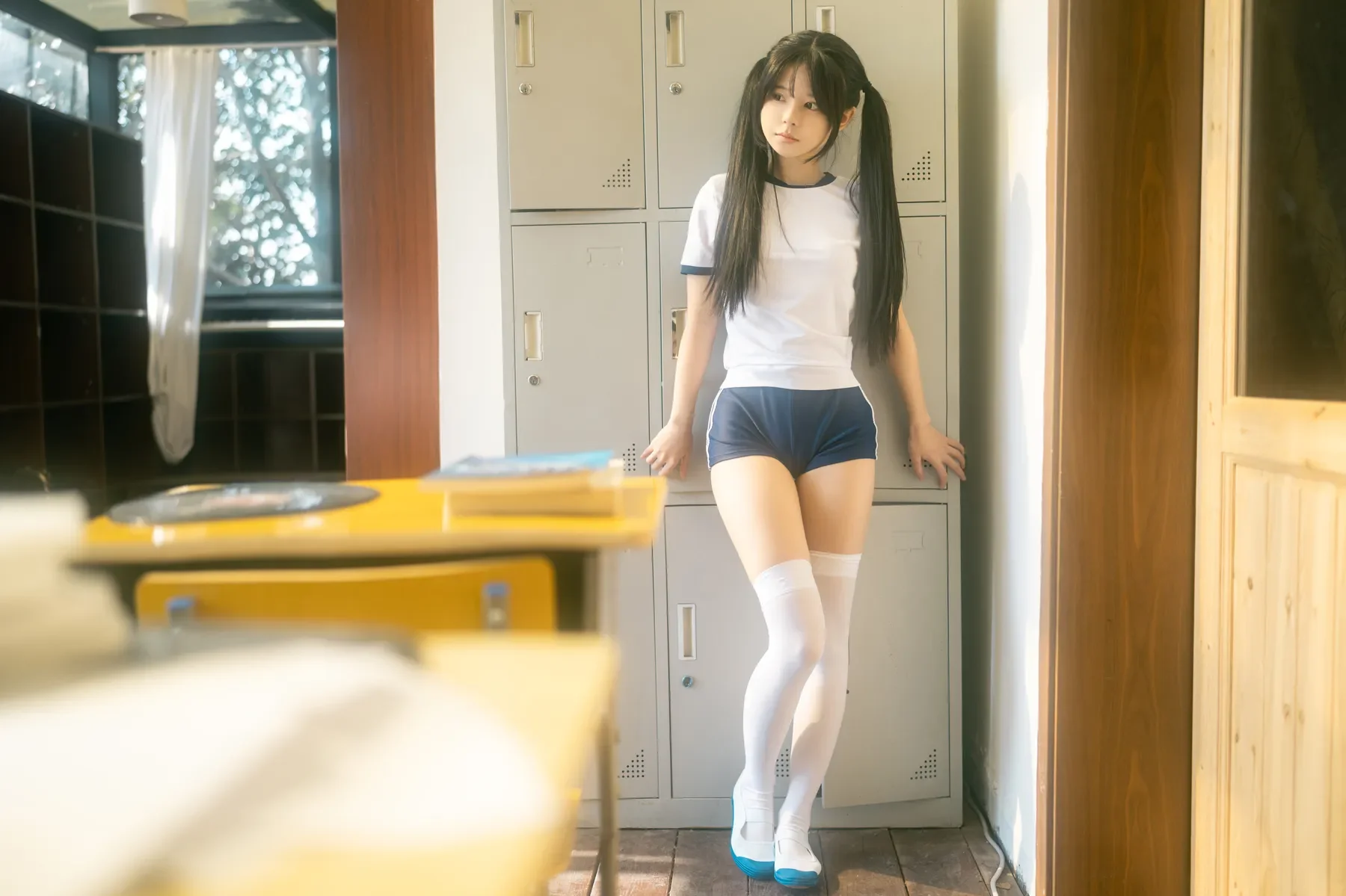 图片[1] - rua阮阮 - 春の更衣室-体操服 [47P] - 机器猫次元 - 机器猫次元