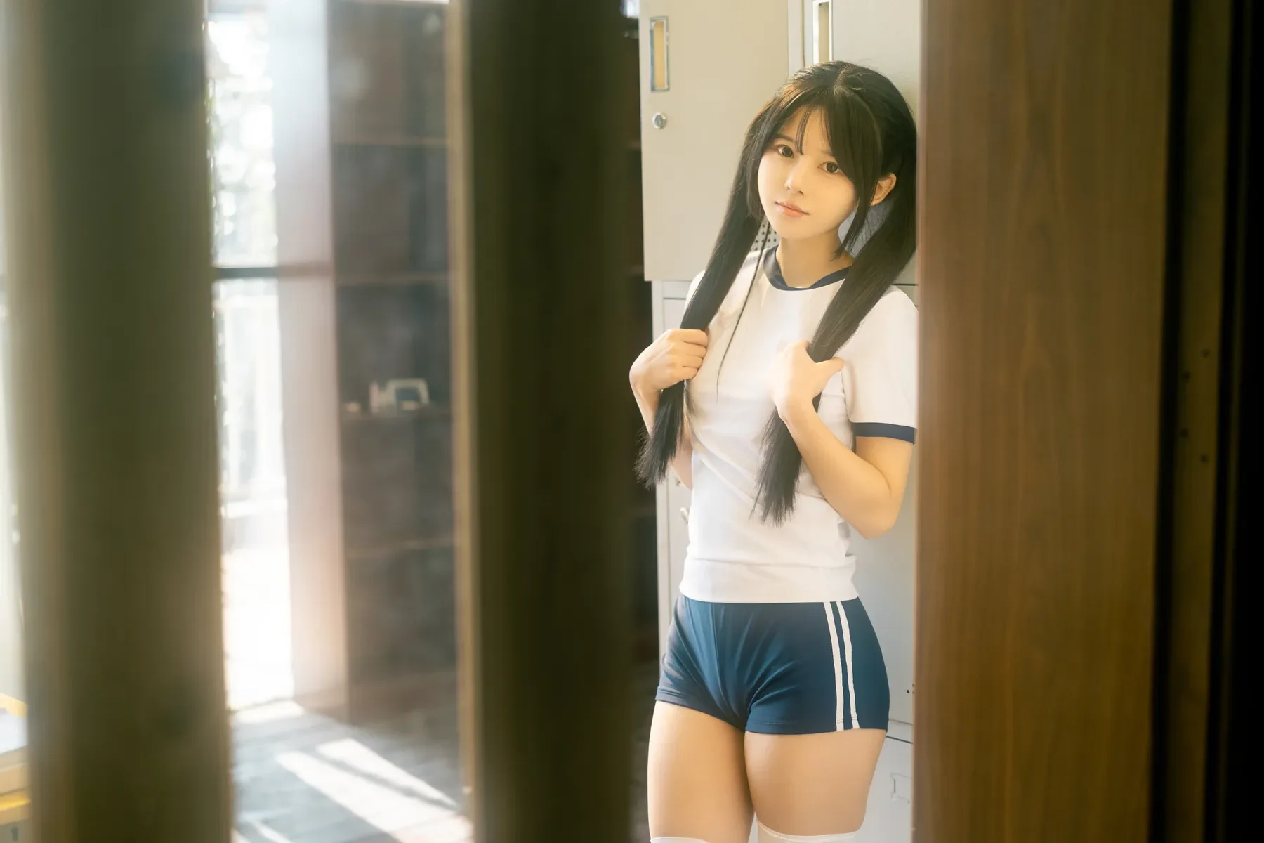 图片[3] - rua阮阮 - 春の更衣室-体操服 [47P] - 机器猫次元 - 机器猫次元