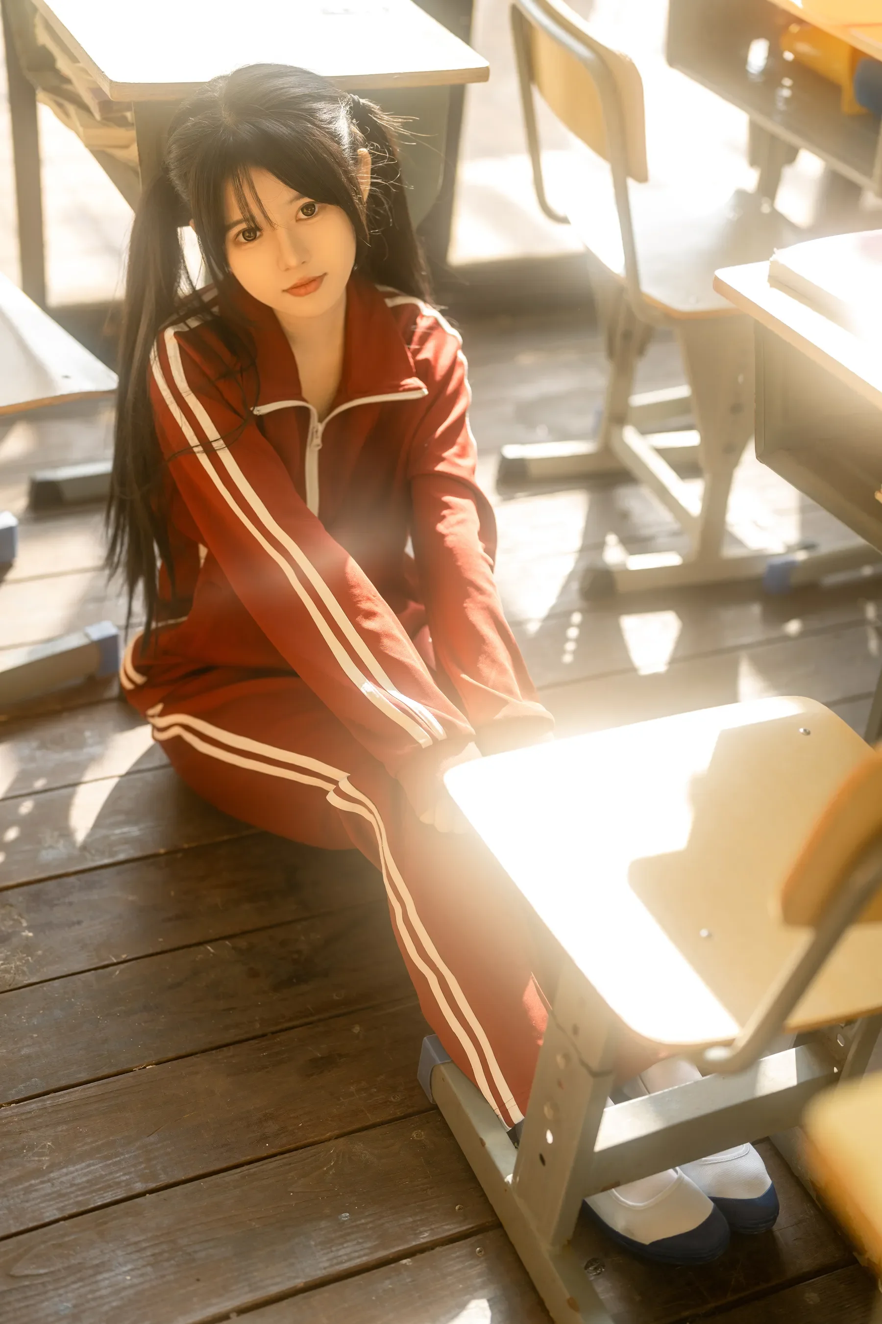 图片[7] - rua阮阮 - 课间阳光-红色校服 [42P] - 机器猫次元 - 机器猫次元