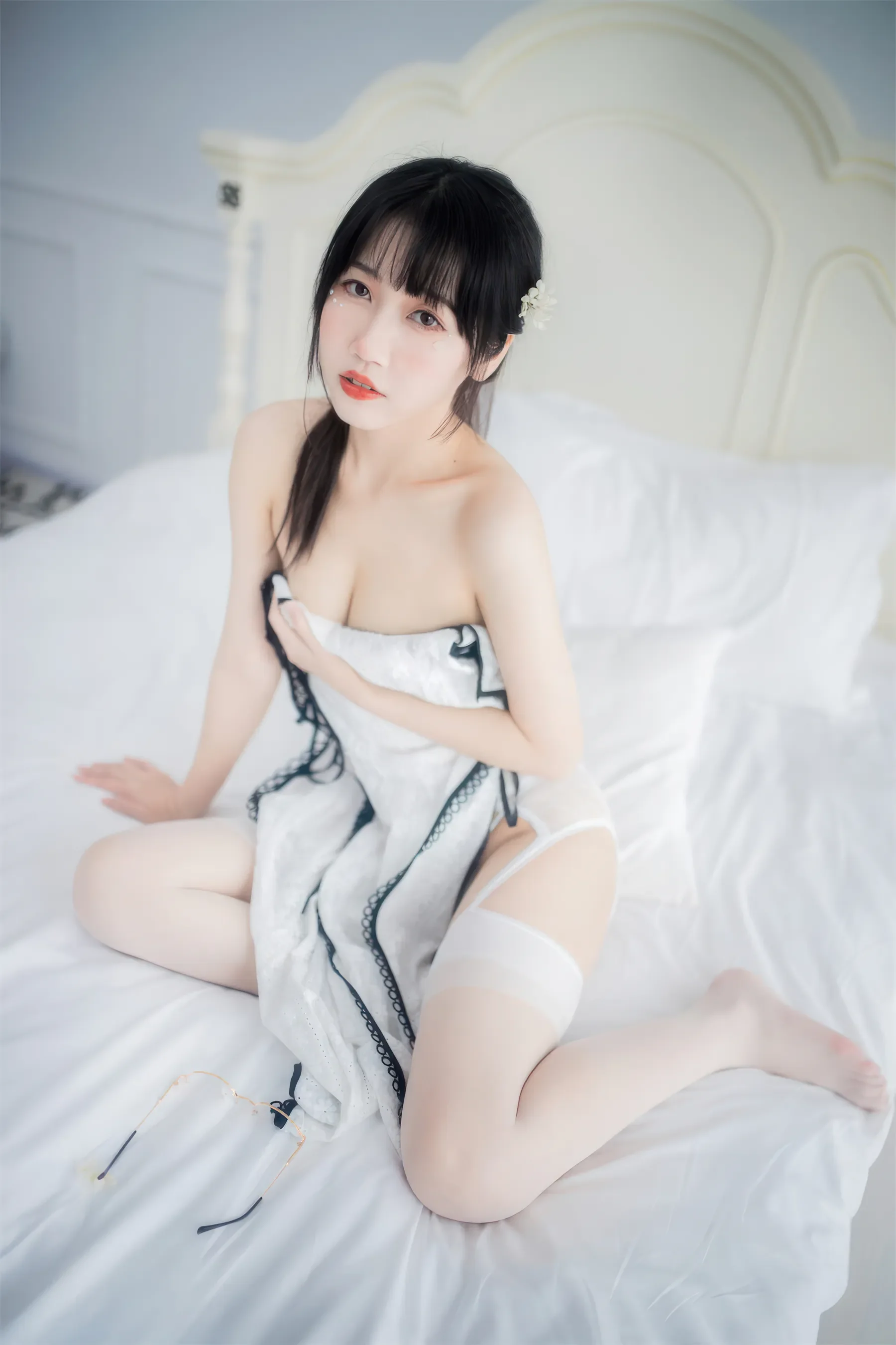 图片[6] - 不呆猫 - 人妻白旗袍 [55P] - 机器猫次元 - 机器猫次元