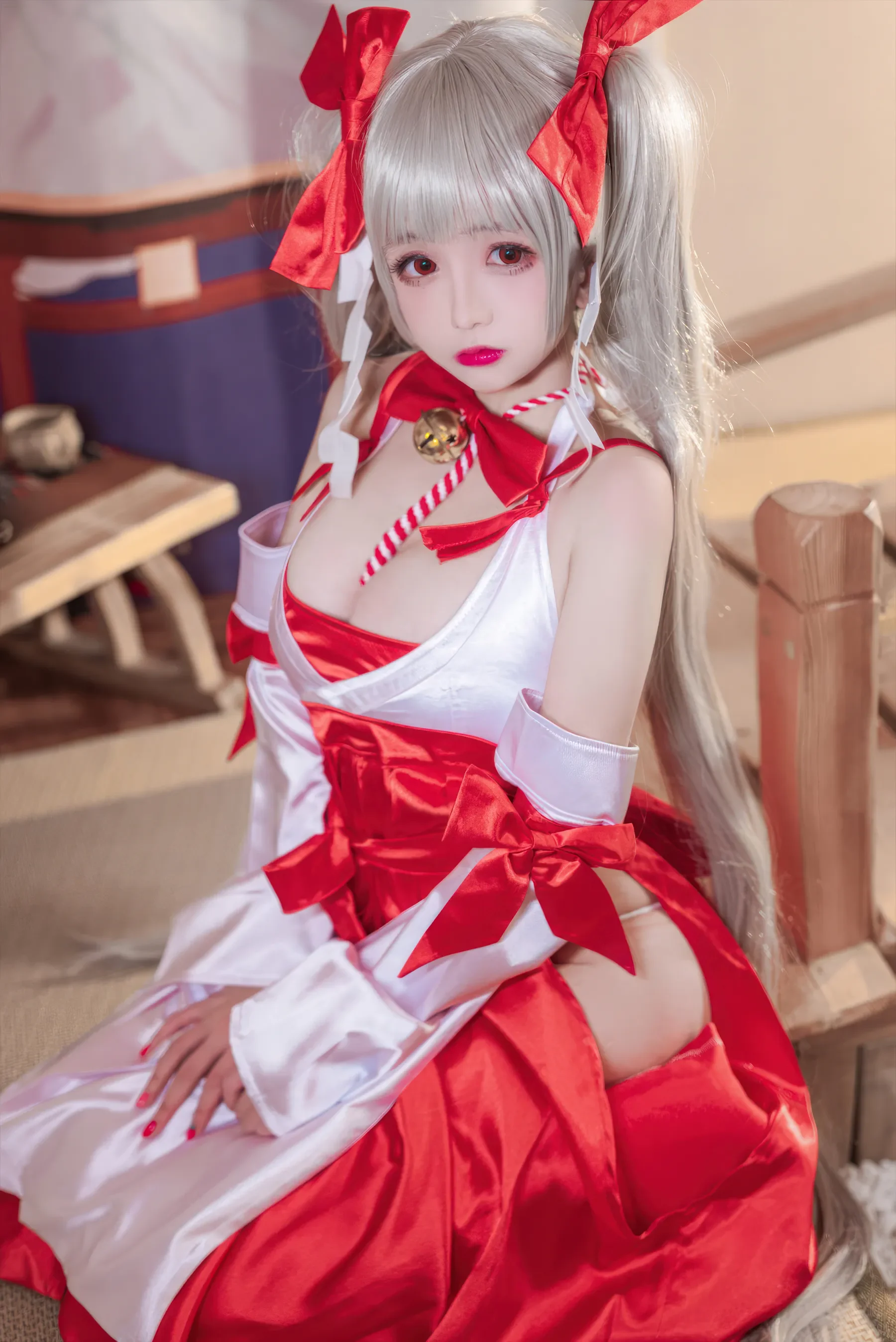 图片[1] - 日奈娇 - 碧蓝航线 可畏巫女 [41P] - 机器猫次元 - 机器猫次元