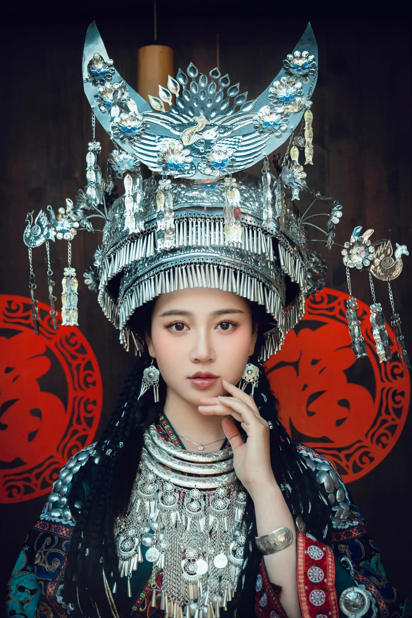 图片[1] - 年年Nnian - 苗疆少女 [50P] - 机器猫次元 - 机器猫次元