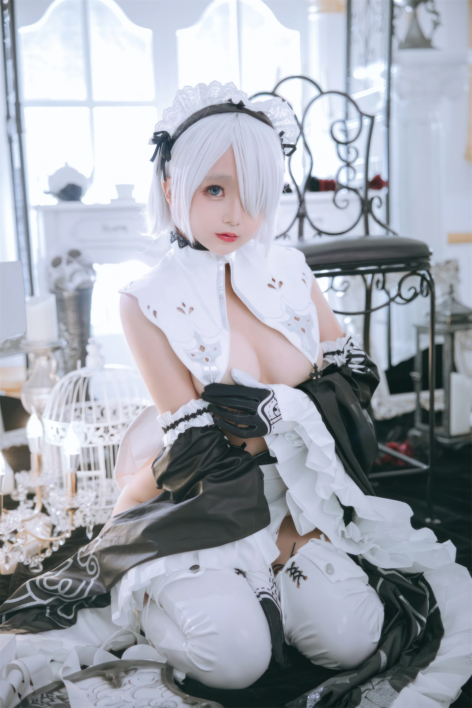 图片[1] - 日奈娇 - 2B奶盖女仆 [86P] - 机器猫次元 - 机器猫次元