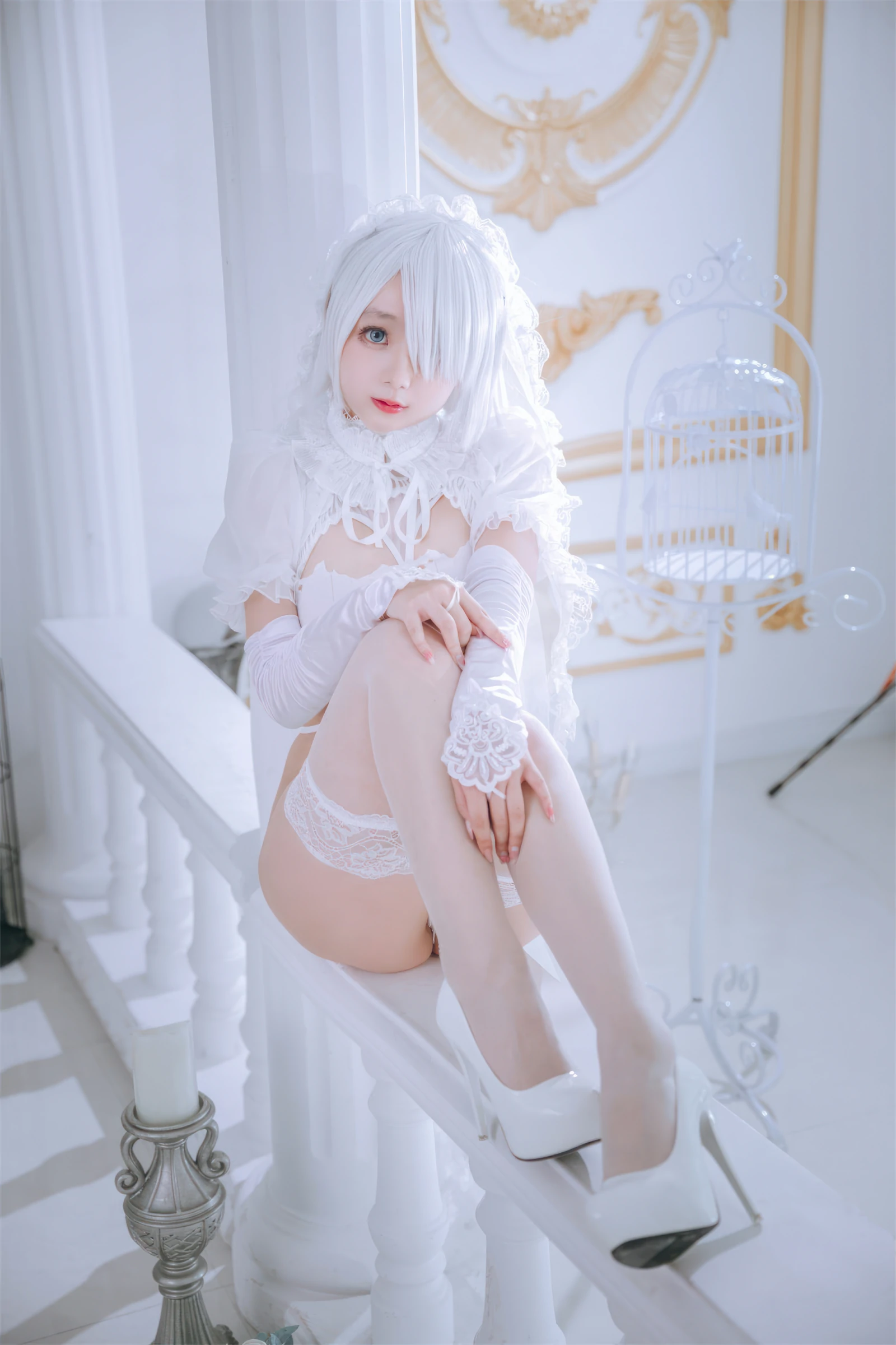 图片[3] - 日奈娇 - 白色花嫁 [72P] - 机器猫次元 - 机器猫次元