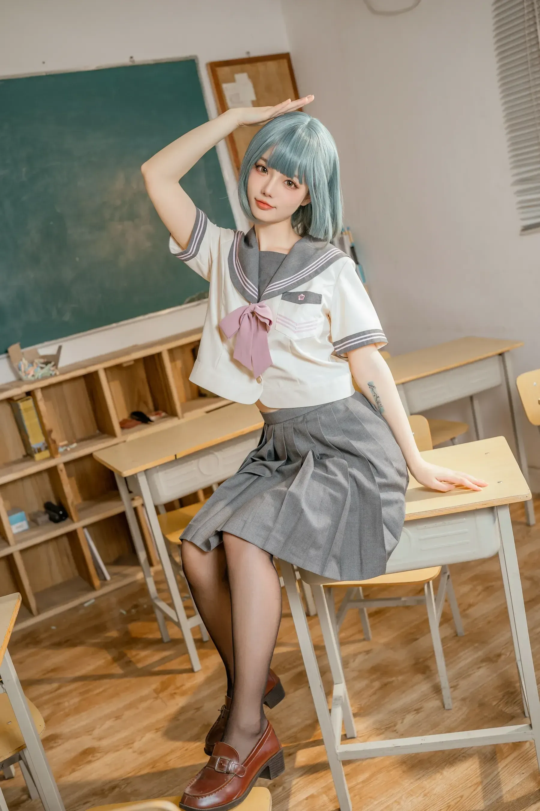图片[1] - 桃良阿宅 - 不良JK [100P] - 机器猫次元 - 机器猫次元
