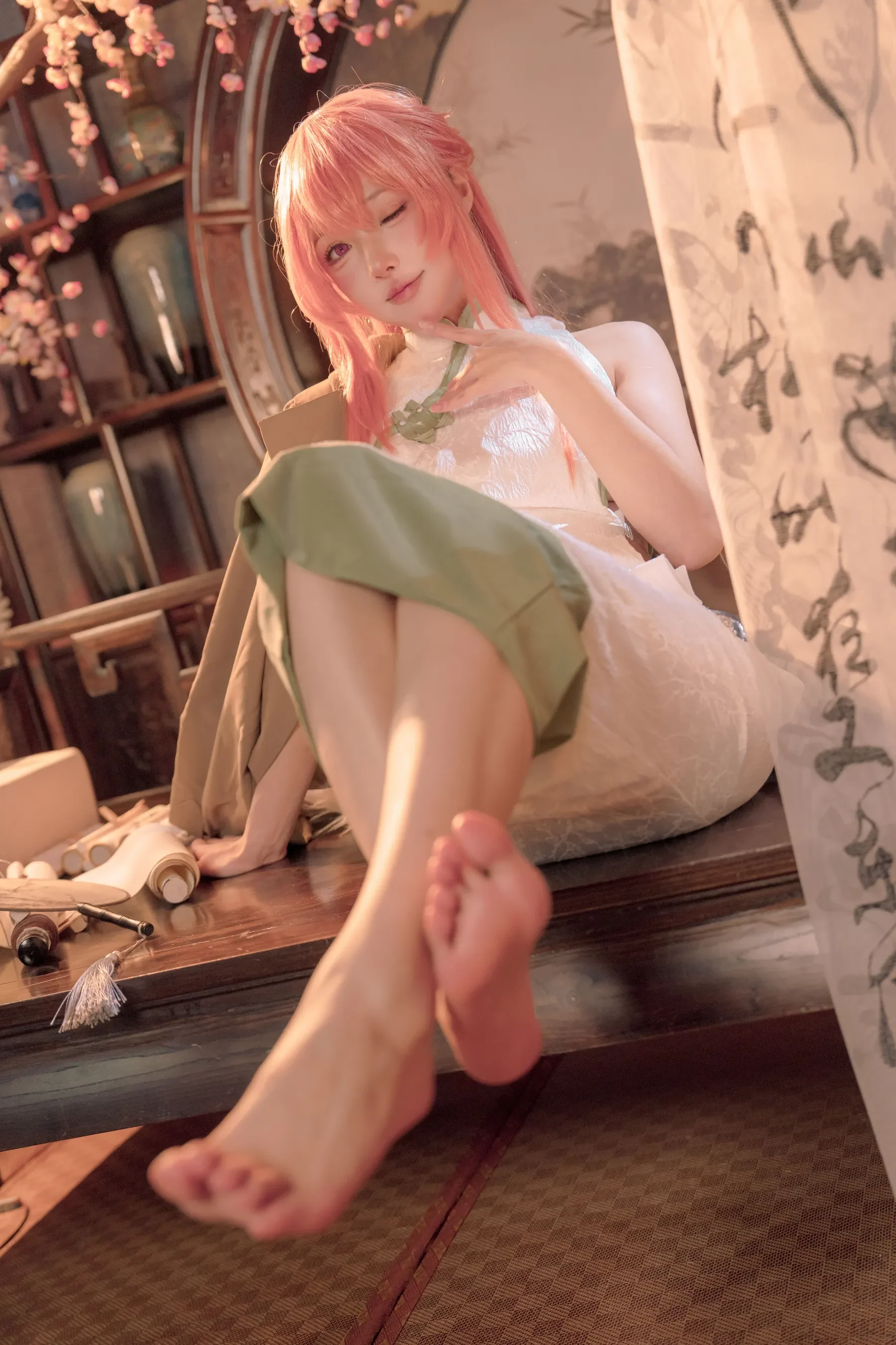 图片[5] - 阿包也是兔娘 - 碧蓝航线英仙座旗袍 [30P] - 机器猫次元 - 机器猫次元