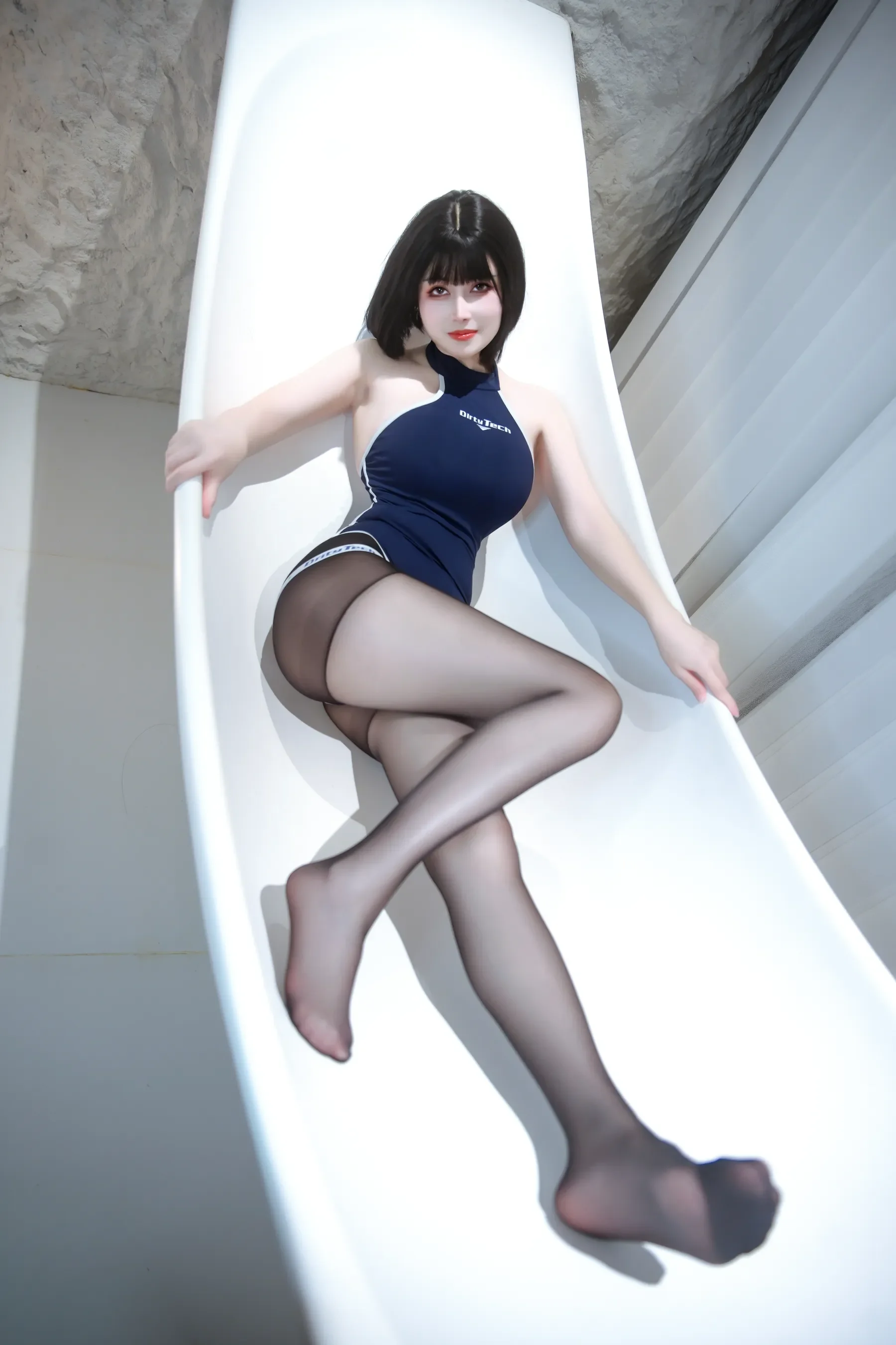 图片[3] - 鹿八岁 - 竞泳水着 [50P] - 机器猫次元 - 机器猫次元