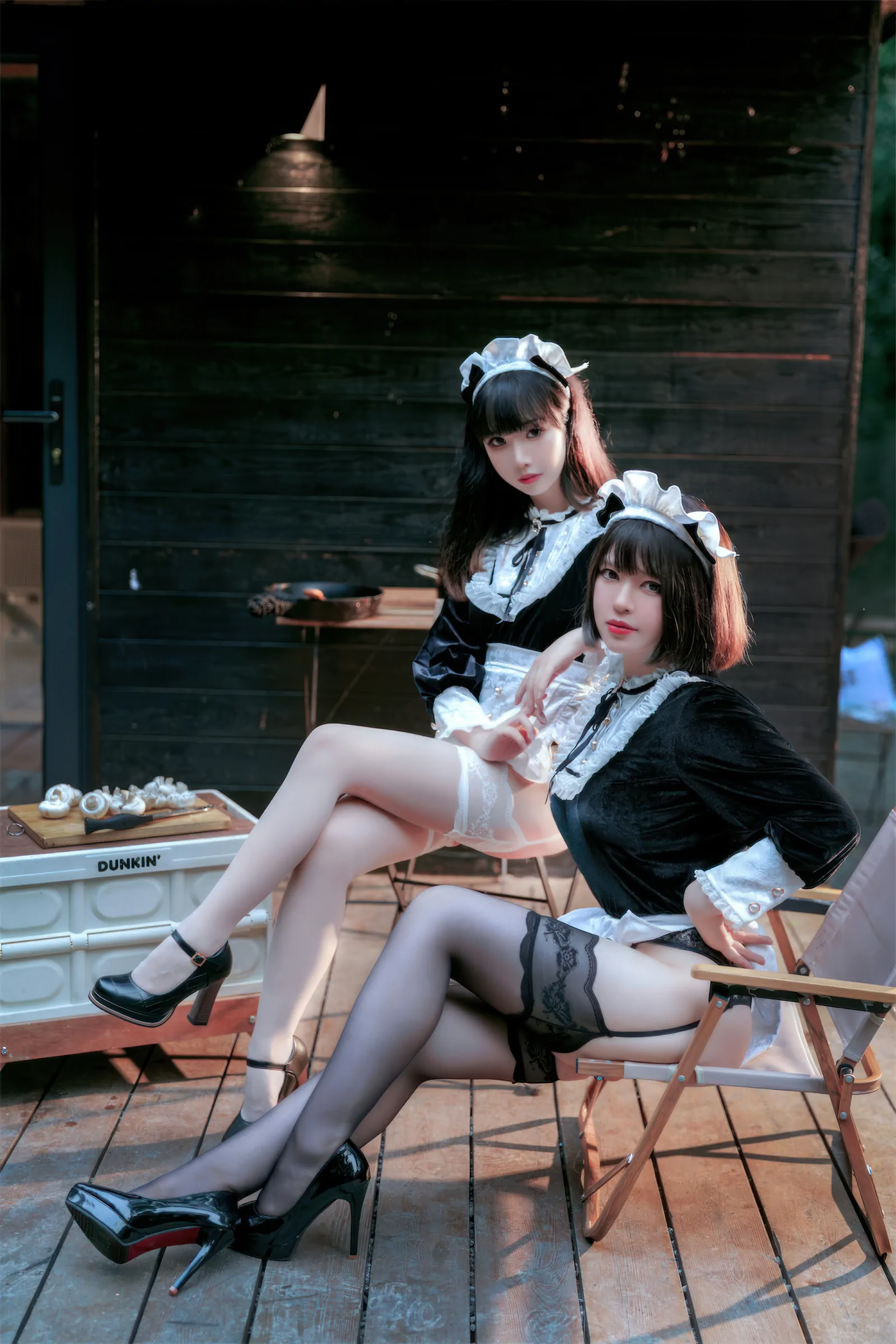 图片[1] - 半半子&面饼仙儿 - メイド姉妹 [74P] - 机器猫次元 - 机器猫次元