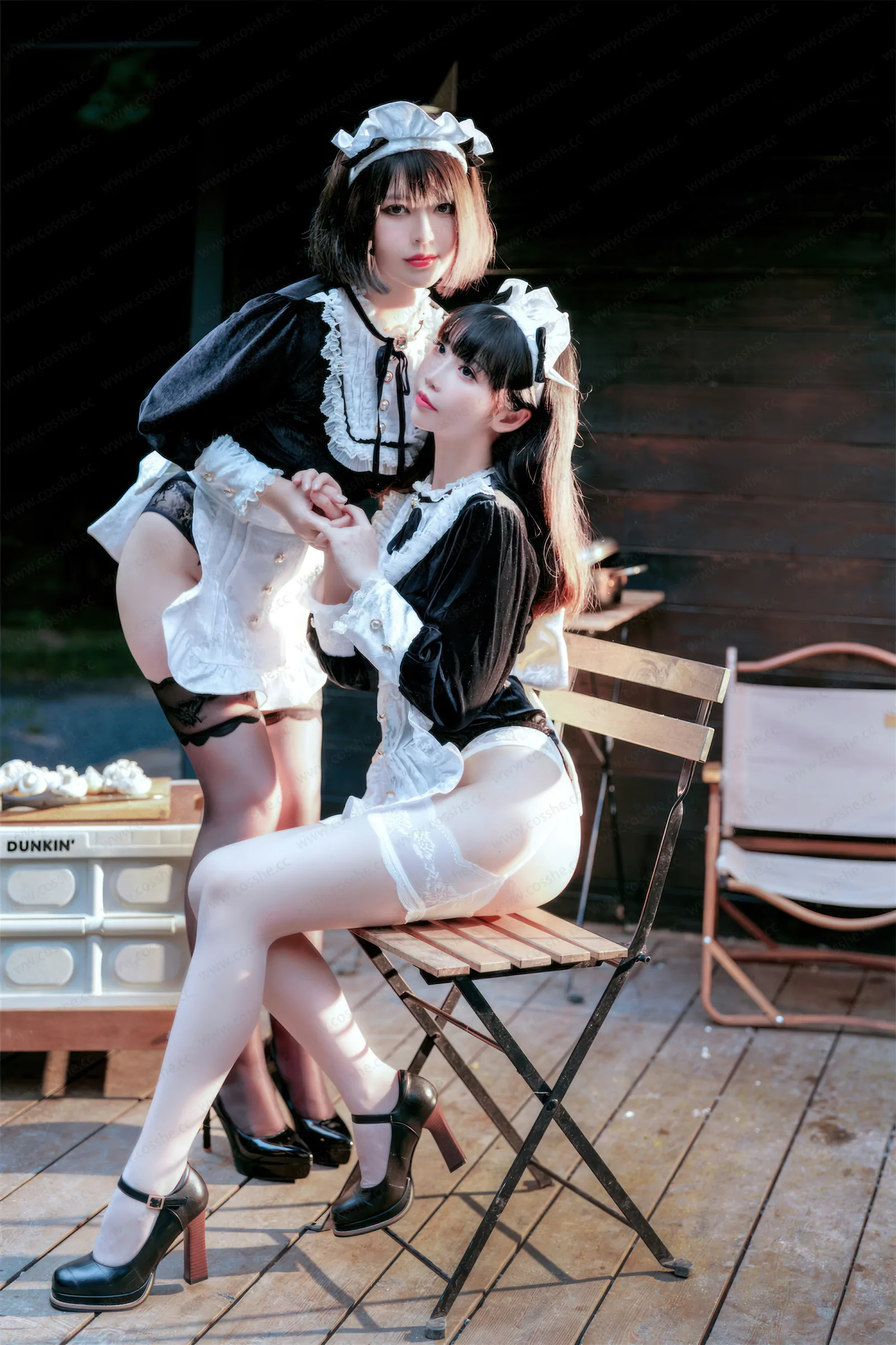 图片[3] - 半半子&面饼仙儿 - メイド姉妹 [74P] - 机器猫次元 - 机器猫次元