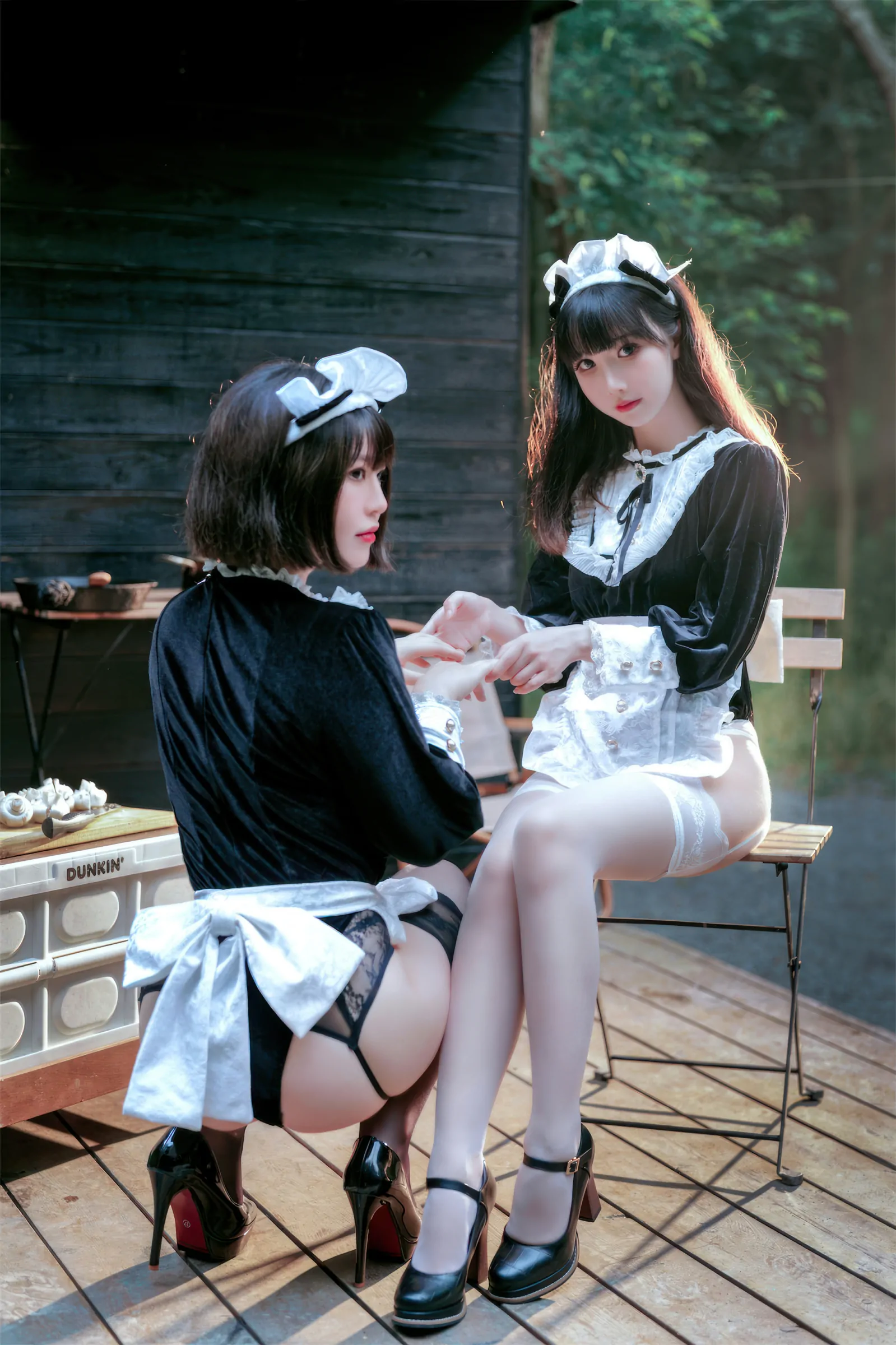 图片[8] - 半半子&面饼仙儿 - メイド姉妹 [74P] - 机器猫次元 - 机器猫次元