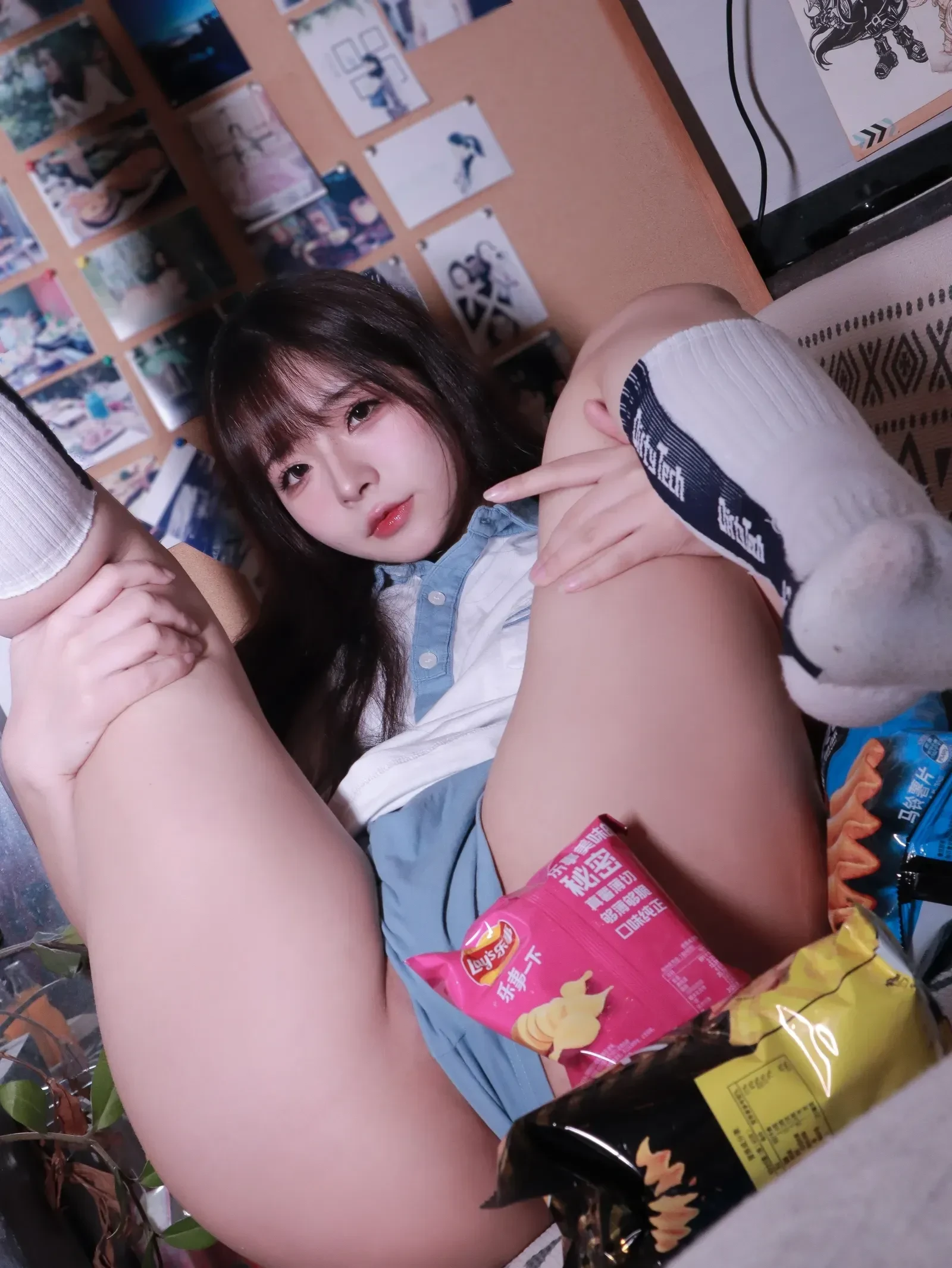 图片[8] - yuuhui玉汇 - 蓝白条少女 [79P] - 机器猫次元 - 机器猫次元