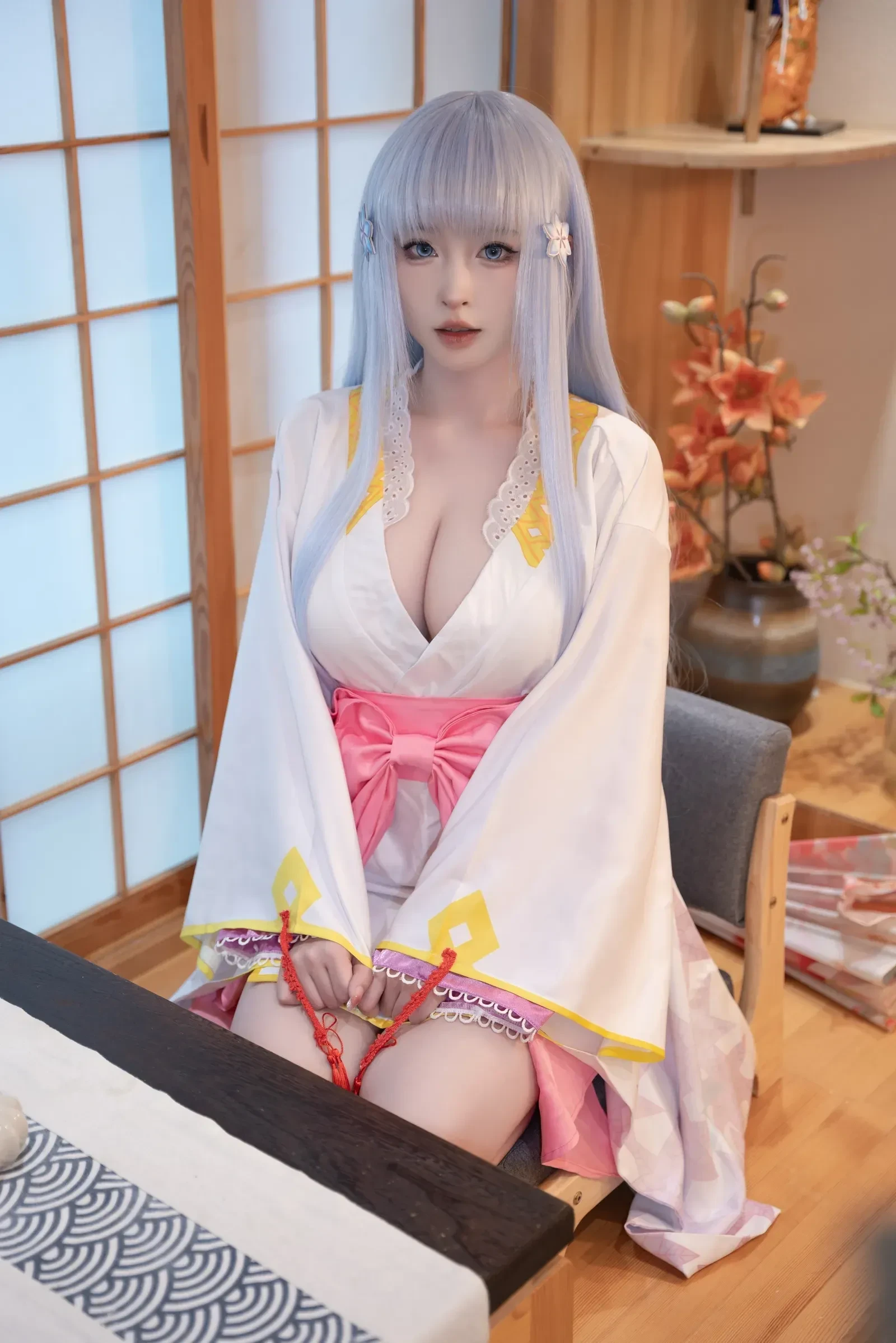 图片[1] - 清水由乃 - 美少女万华镜 雪女原服 [58P] - 机器猫次元 - 机器猫次元