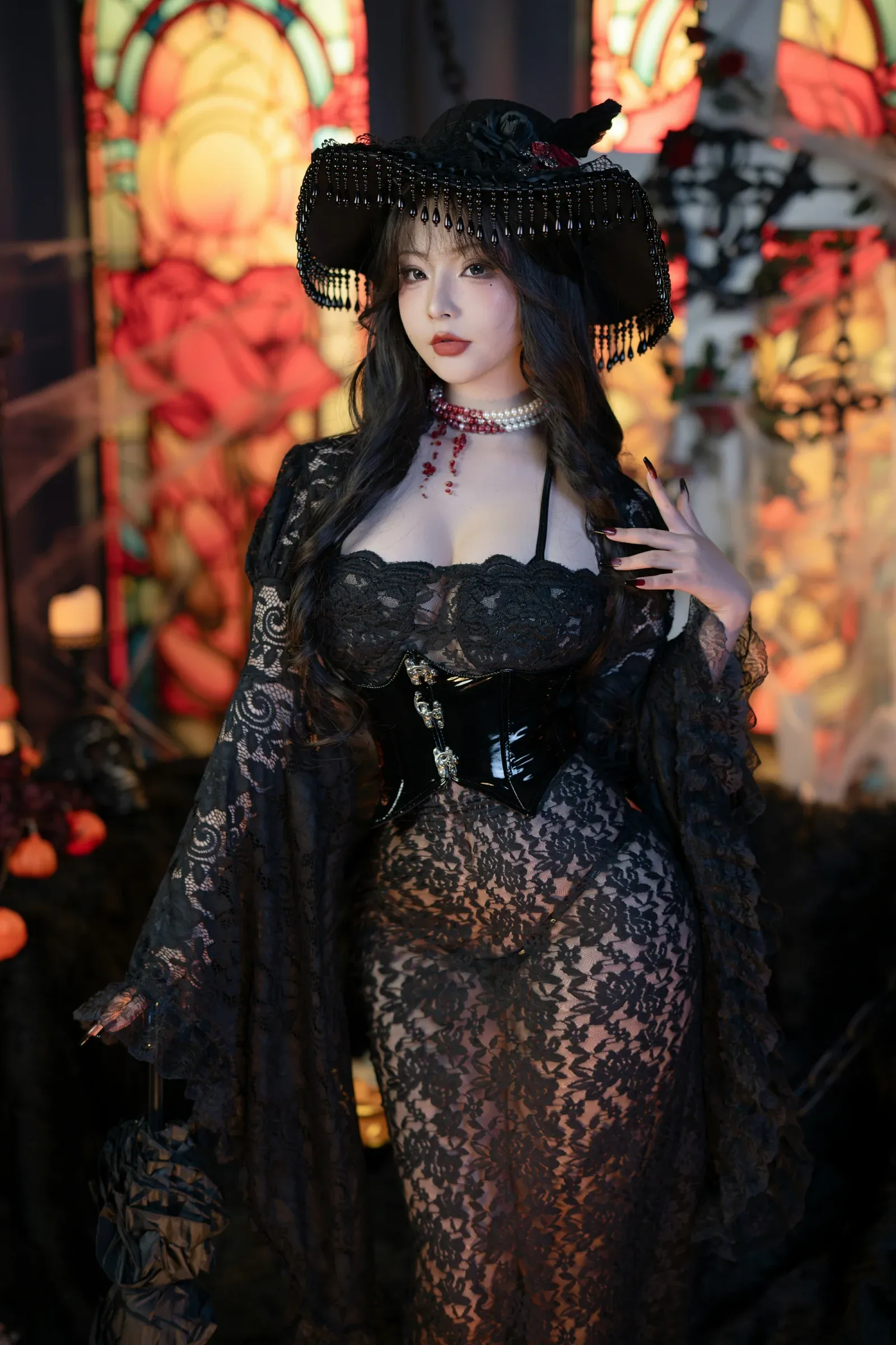 图片[5] - yuuhui玉汇 - 万圣节特辑 - 魔女狂欢夜 [132P] - 机器猫次元 - 机器猫次元