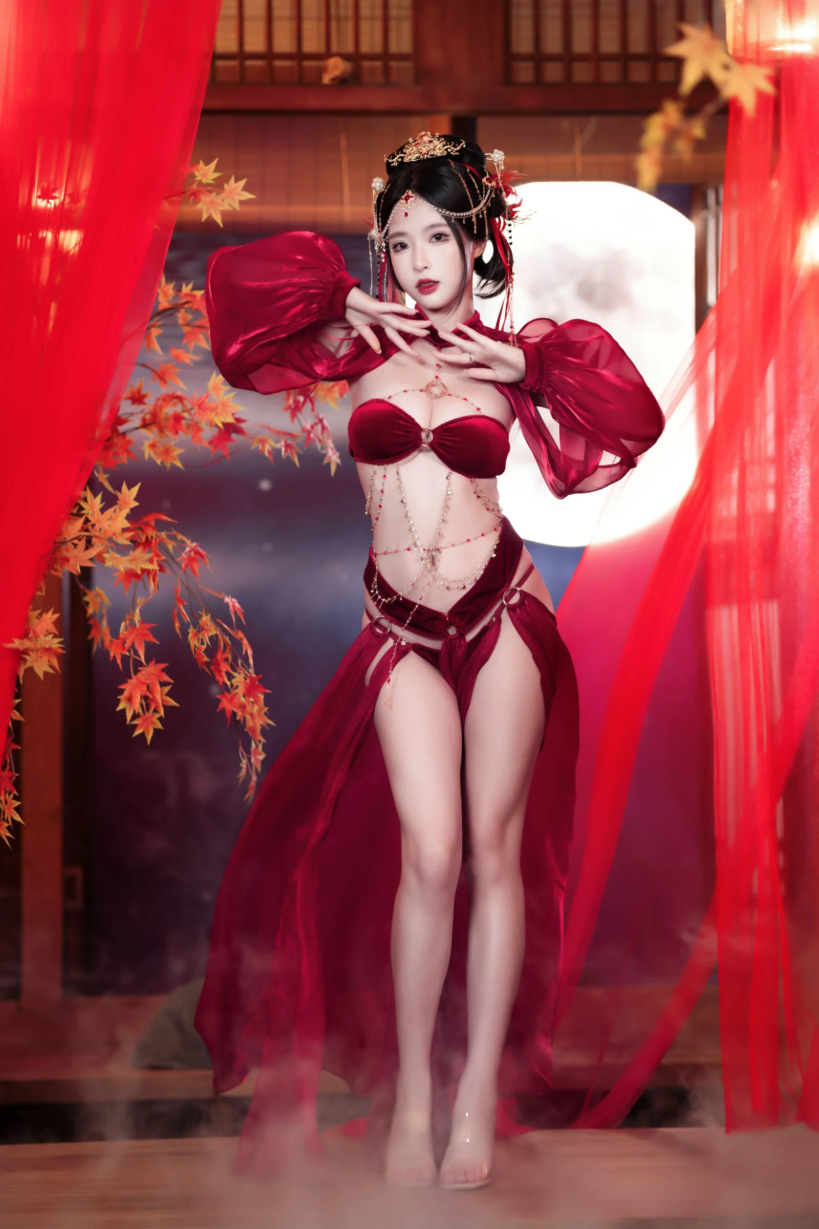 图片[1] - 清水由乃 - 月下舞姬 [58P] - 机器猫次元 - 机器猫次元