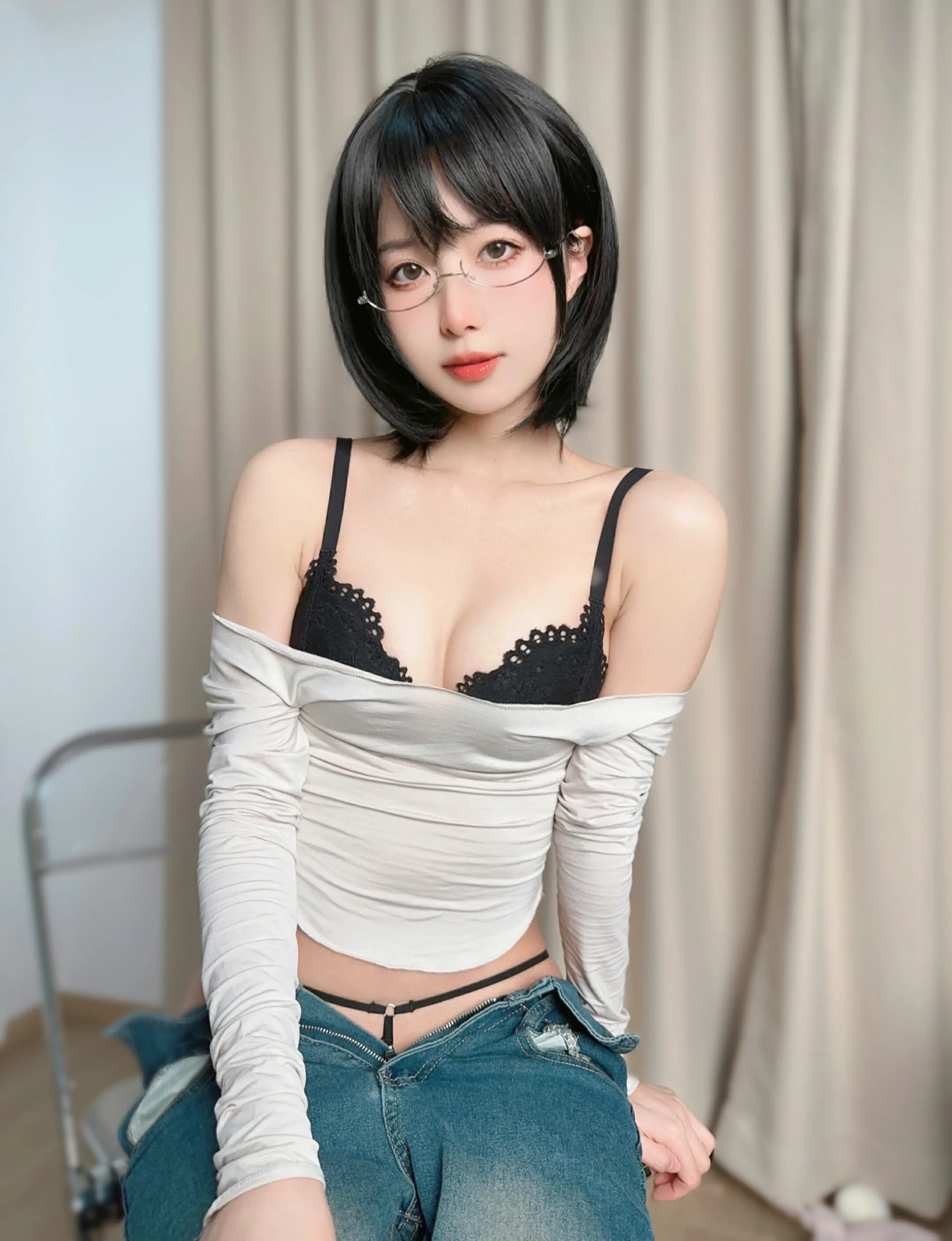图片[1] - 布丁大法 - 牛仔裤 [28P] - 机器猫次元 - 机器猫次元