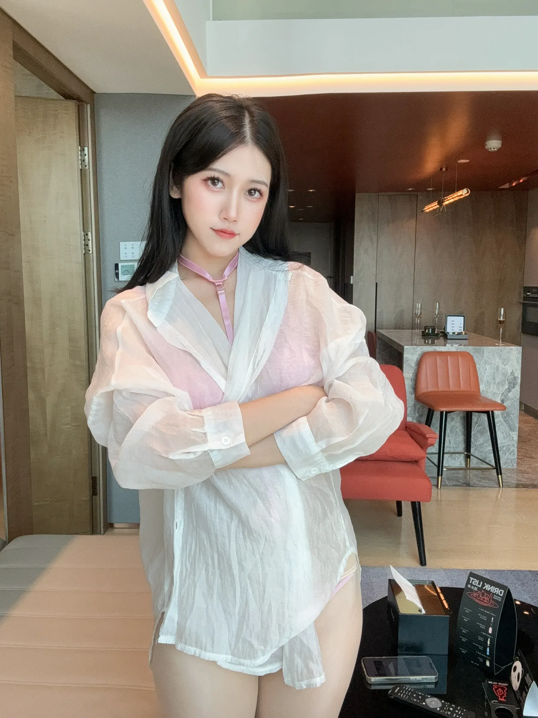 图片[3] - 不呆猫 - 粉色衬衣女友 [66P] - 机器猫次元 - 机器猫次元