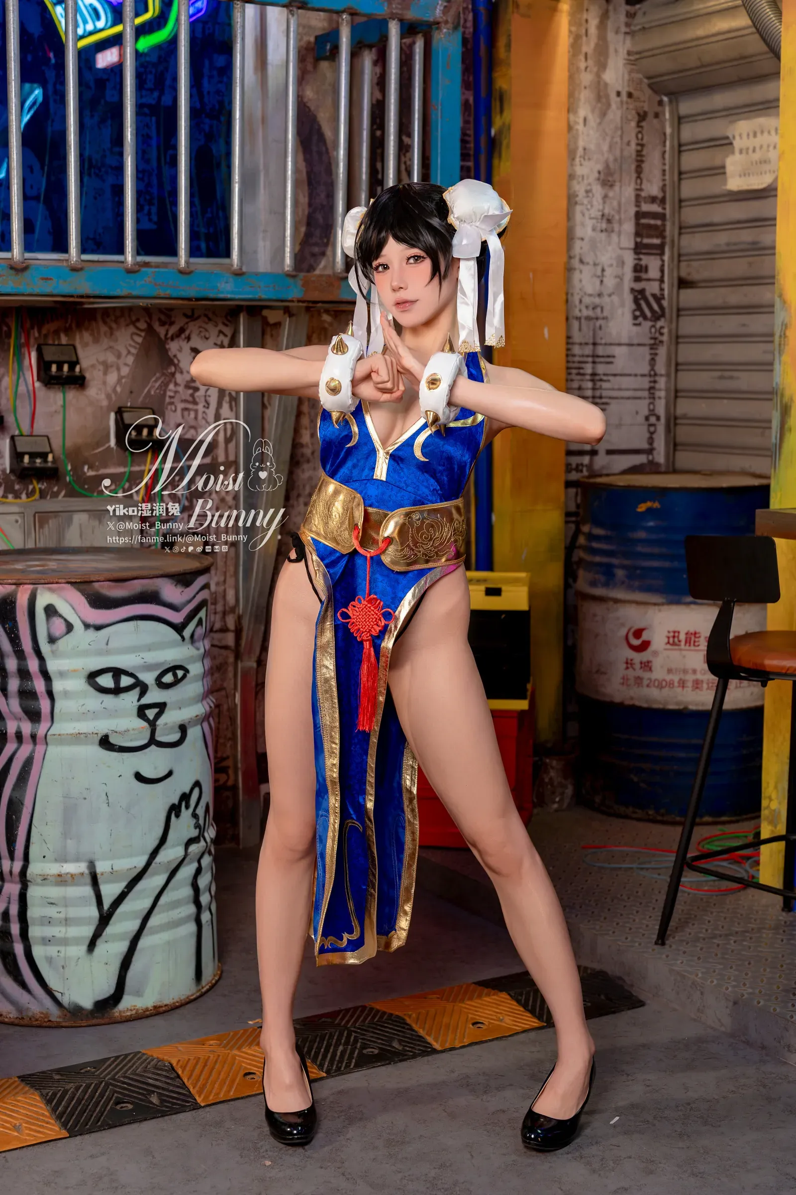 图片[3] - 咬一口兔娘 - 街霸春丽 桃花旗袍 [85P] - 机器猫次元 - 机器猫次元