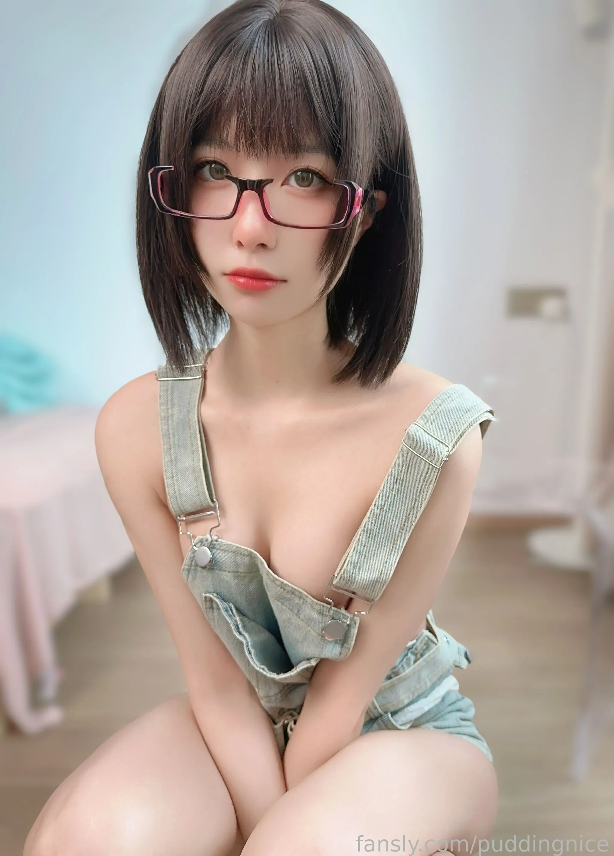 图片[3] - 布丁大法 - 色氣背帶褲 [26P] - 机器猫次元 - 机器猫次元