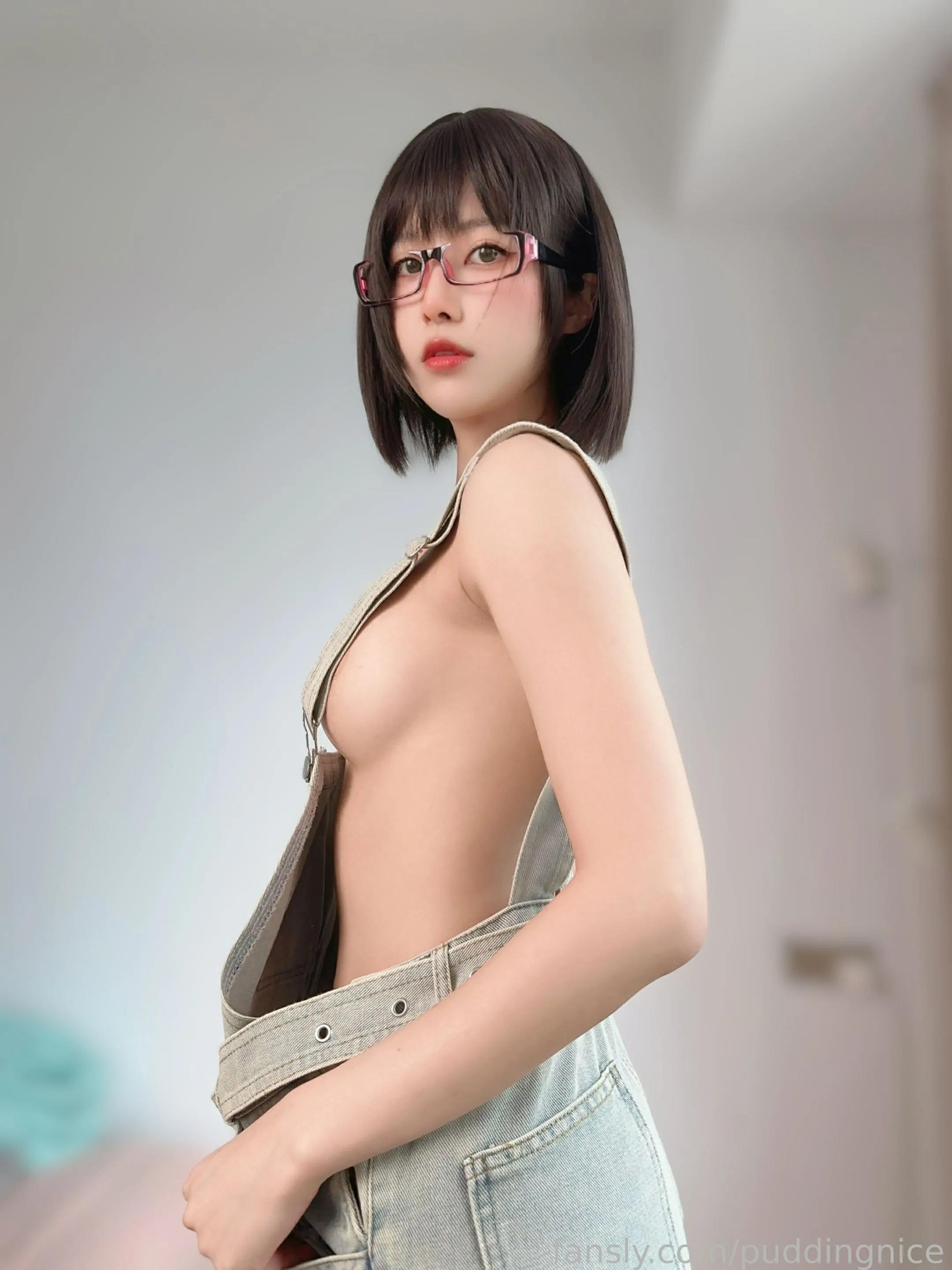 图片[6] - 布丁大法 - 色氣背帶褲 [26P] - 机器猫次元 - 机器猫次元