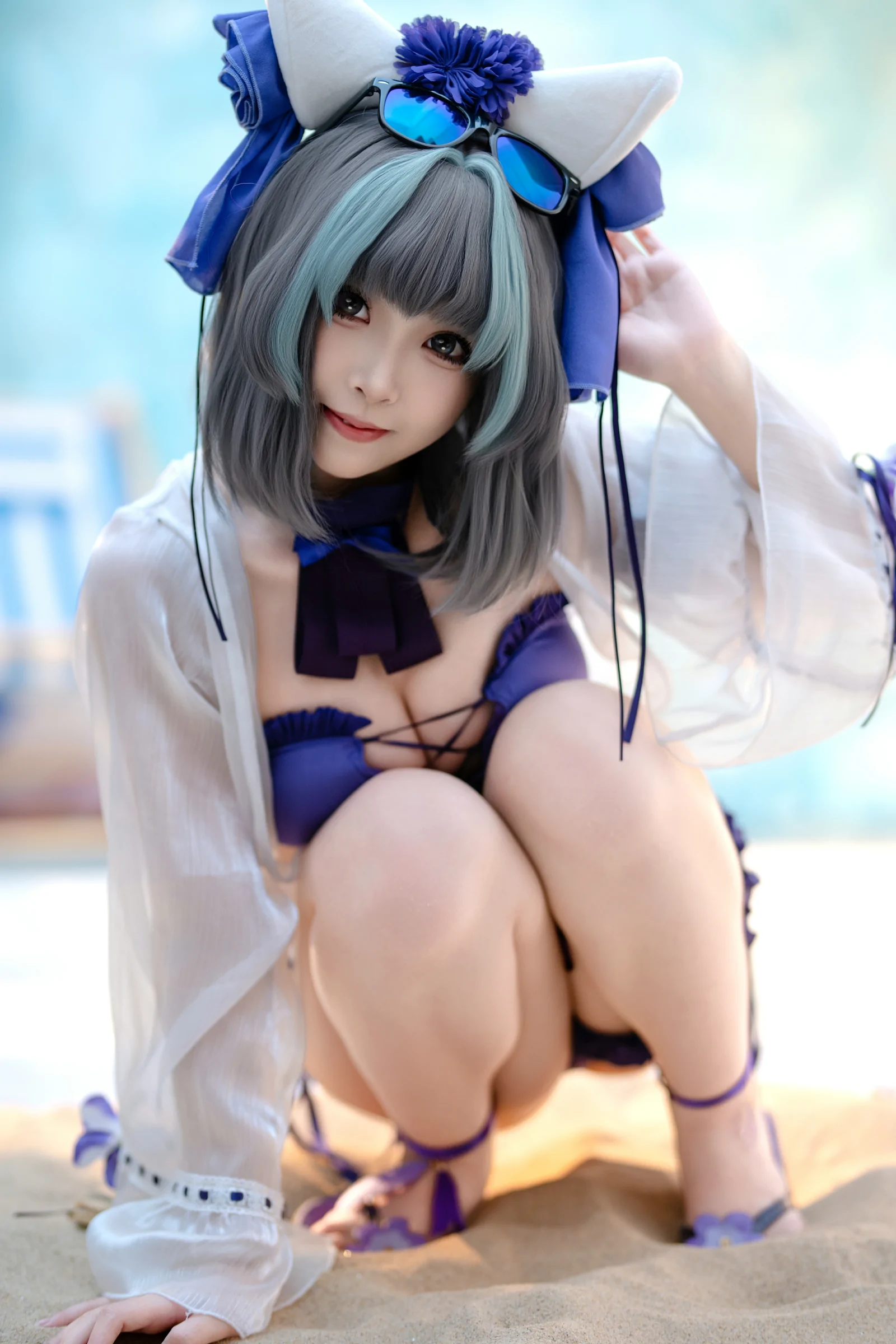 图片[6] - Bangni邦尼 - 泳装柴郡 [86P] - 机器猫次元 - 机器猫次元