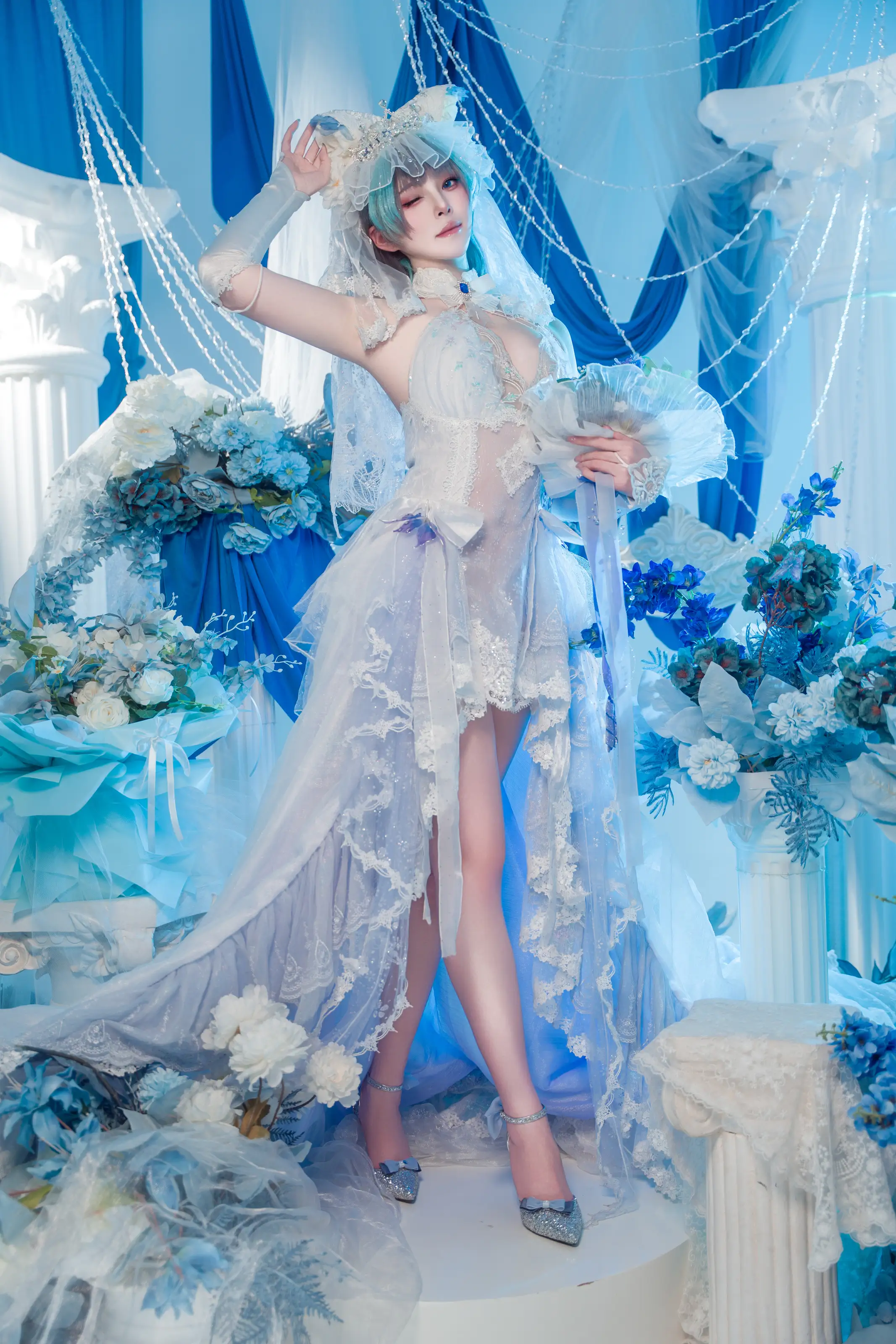 图片[7] - Natsuko夏夏子 - 柴郡婚纱 [70P] - 机器猫次元 - 机器猫次元