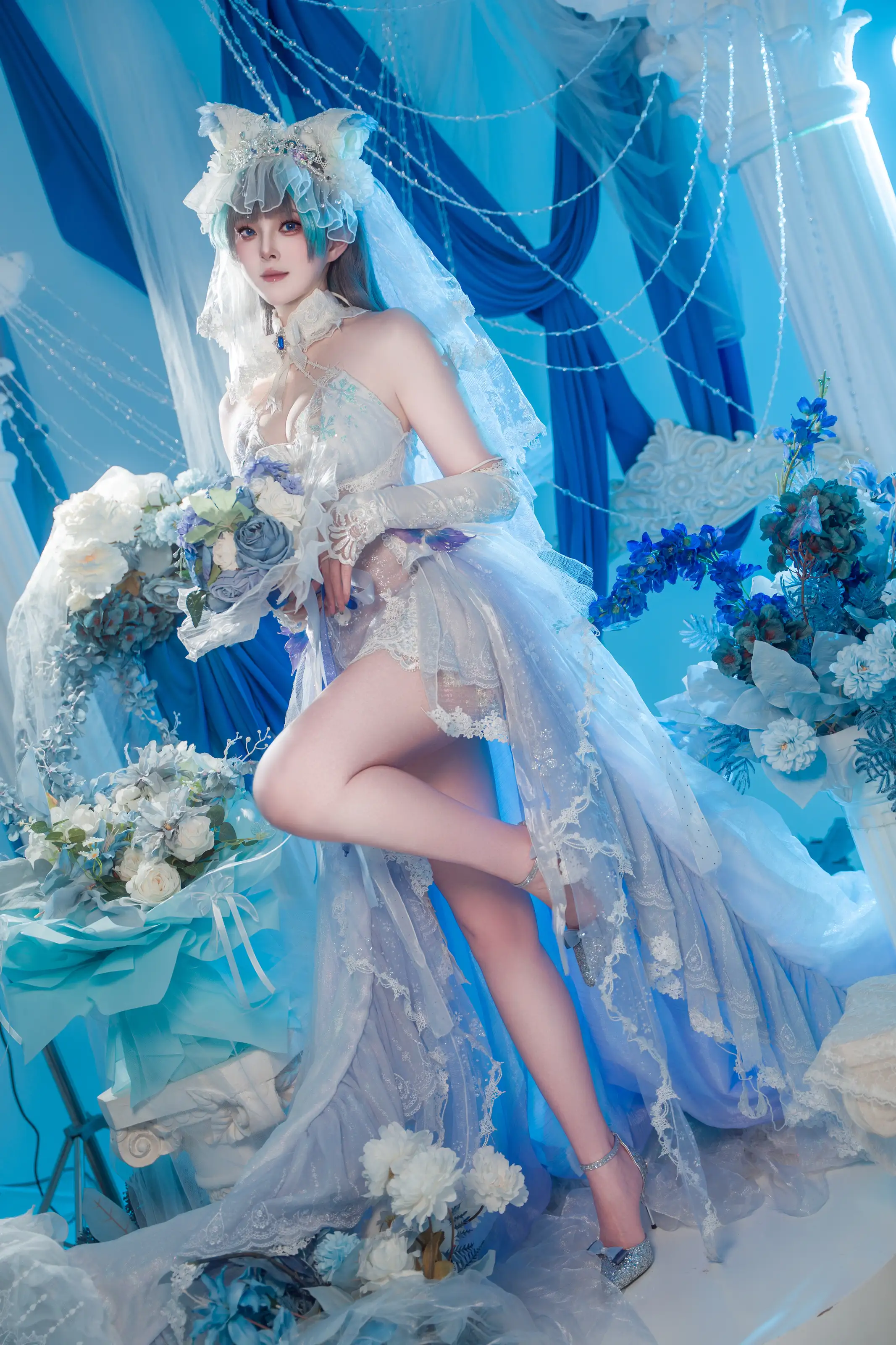 图片[5] - Natsuko夏夏子 - 柴郡婚纱 [70P] - 机器猫次元 - 机器猫次元