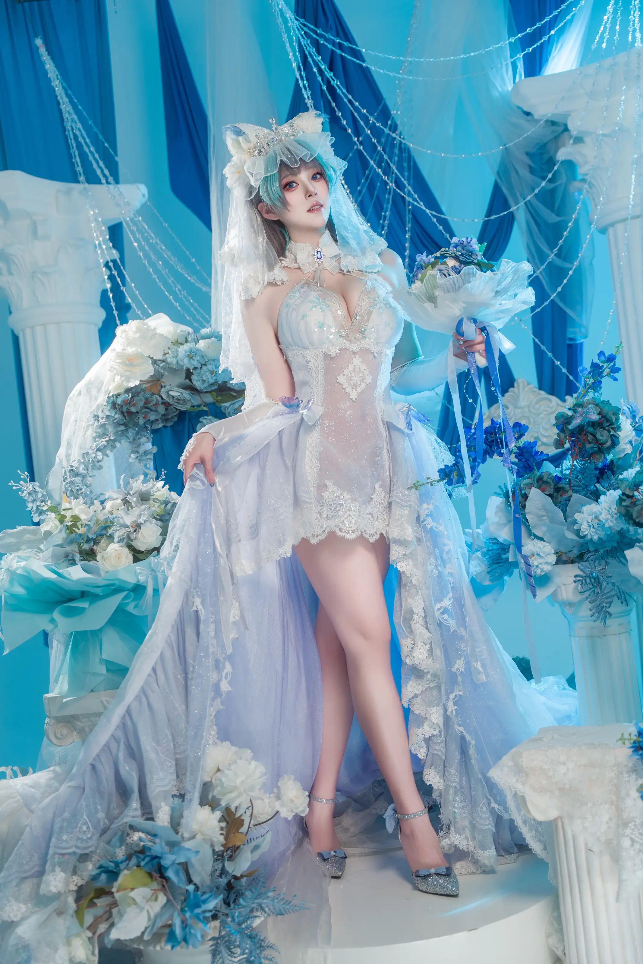 图片[2] - Natsuko夏夏子 - 柴郡婚纱 [70P] - 机器猫次元 - 机器猫次元
