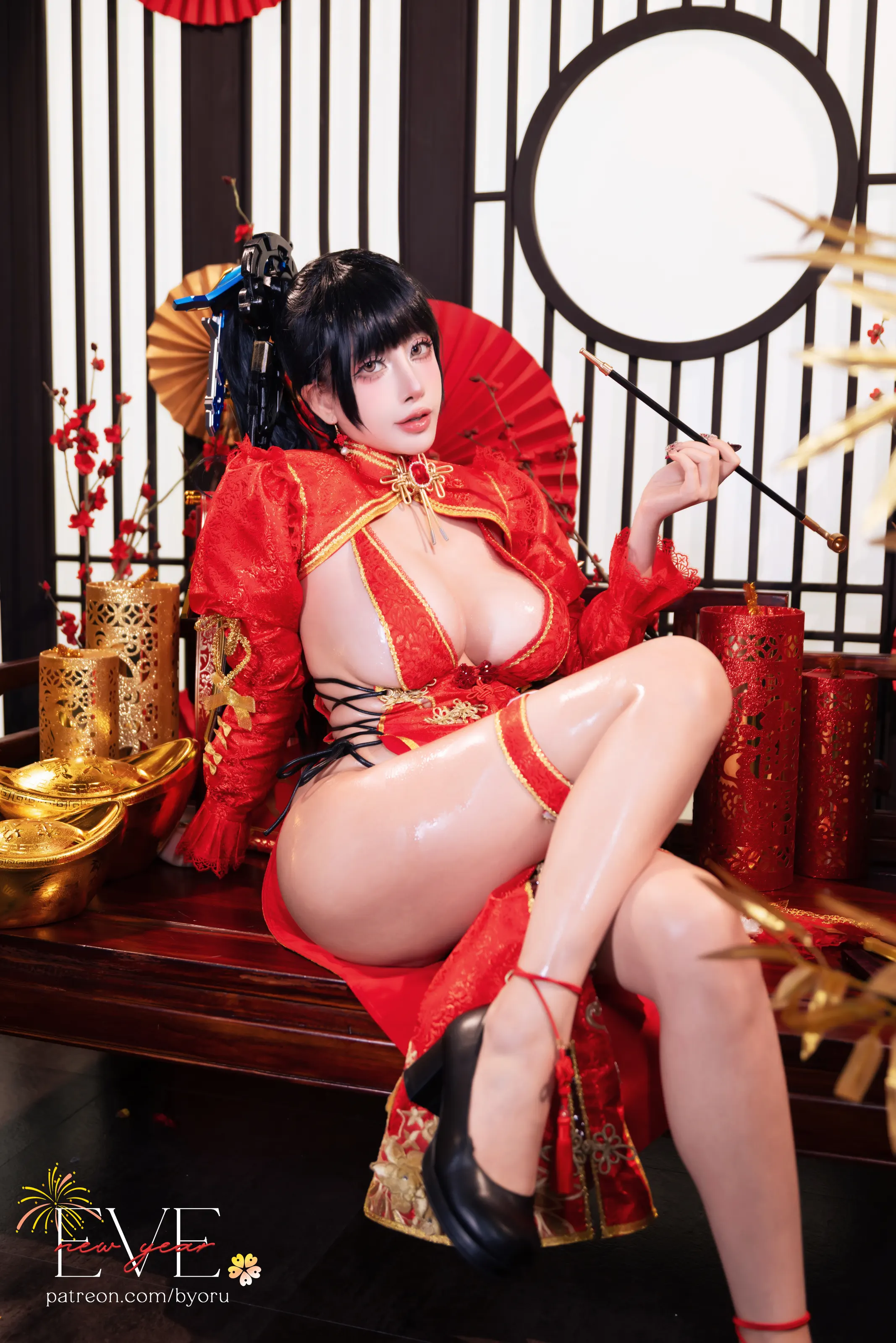 图片[4] - Byoru - Eve New Year Qipao [59P] - 机器猫次元 - 机器猫次元