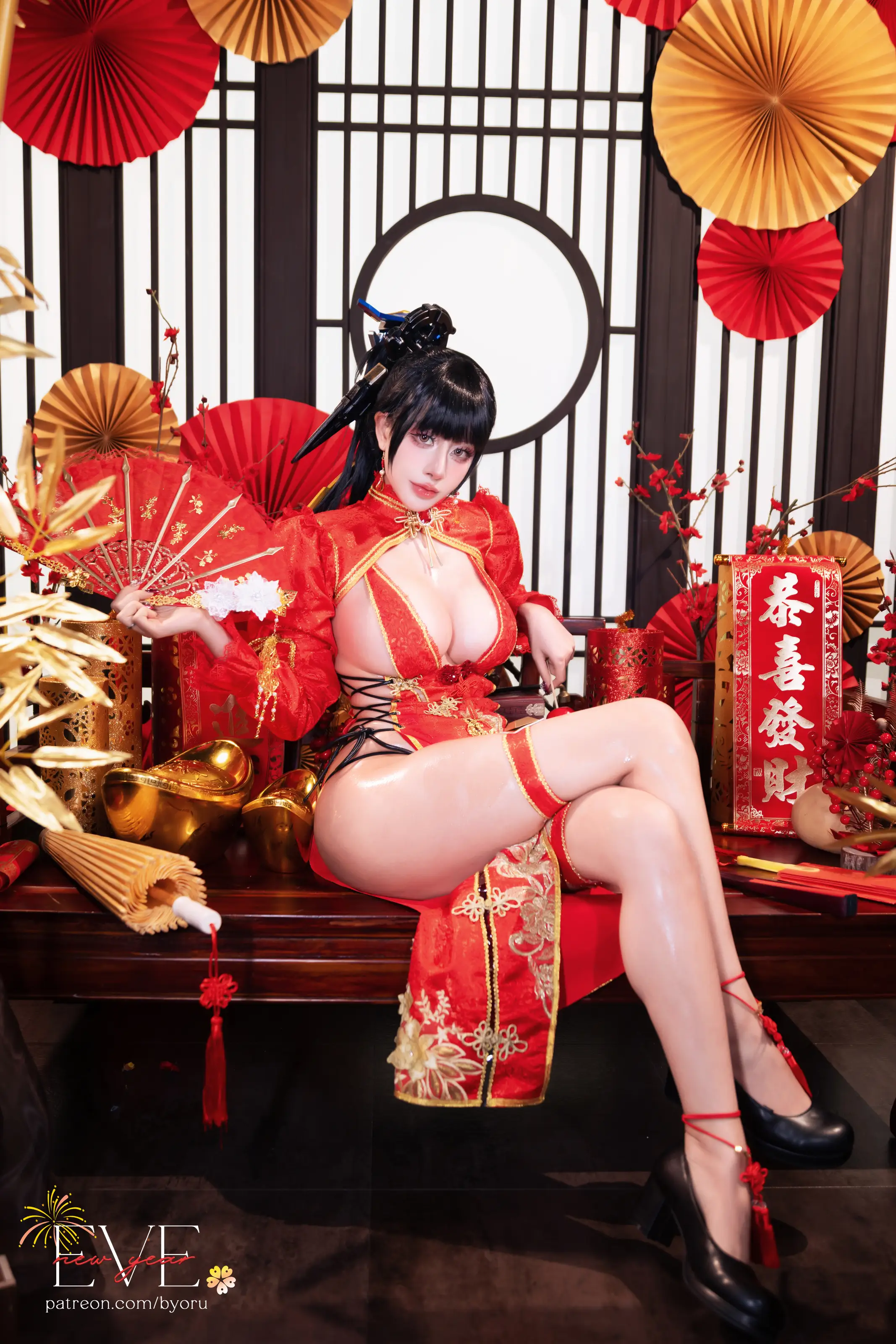 图片[3] - Byoru - Eve New Year Qipao [59P] - 机器猫次元 - 机器猫次元