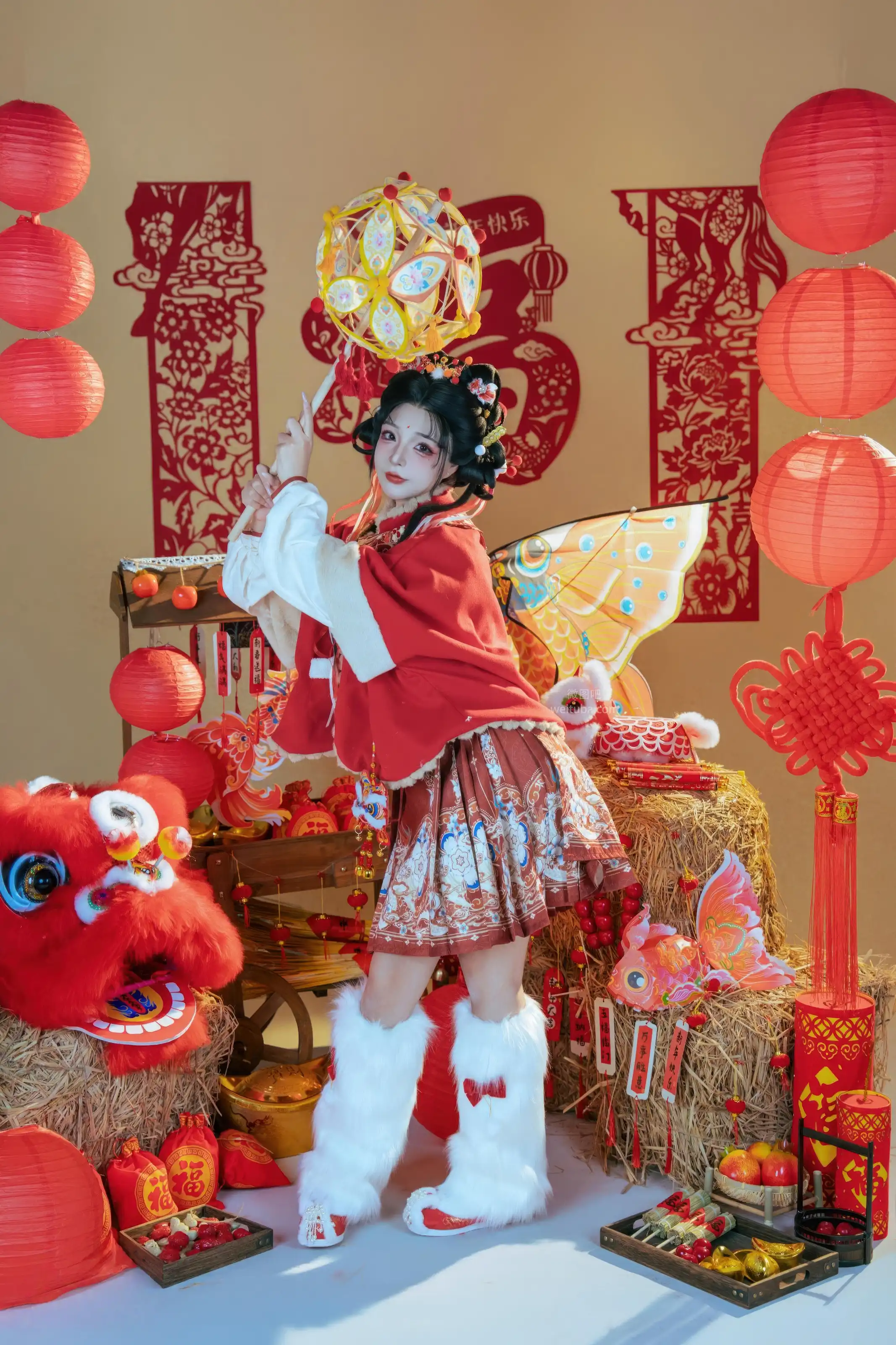 图片[8] - yuuhui玉汇 - 2026新春特辑 醒狮少女[127P] - 机器猫次元 - 机器猫次元