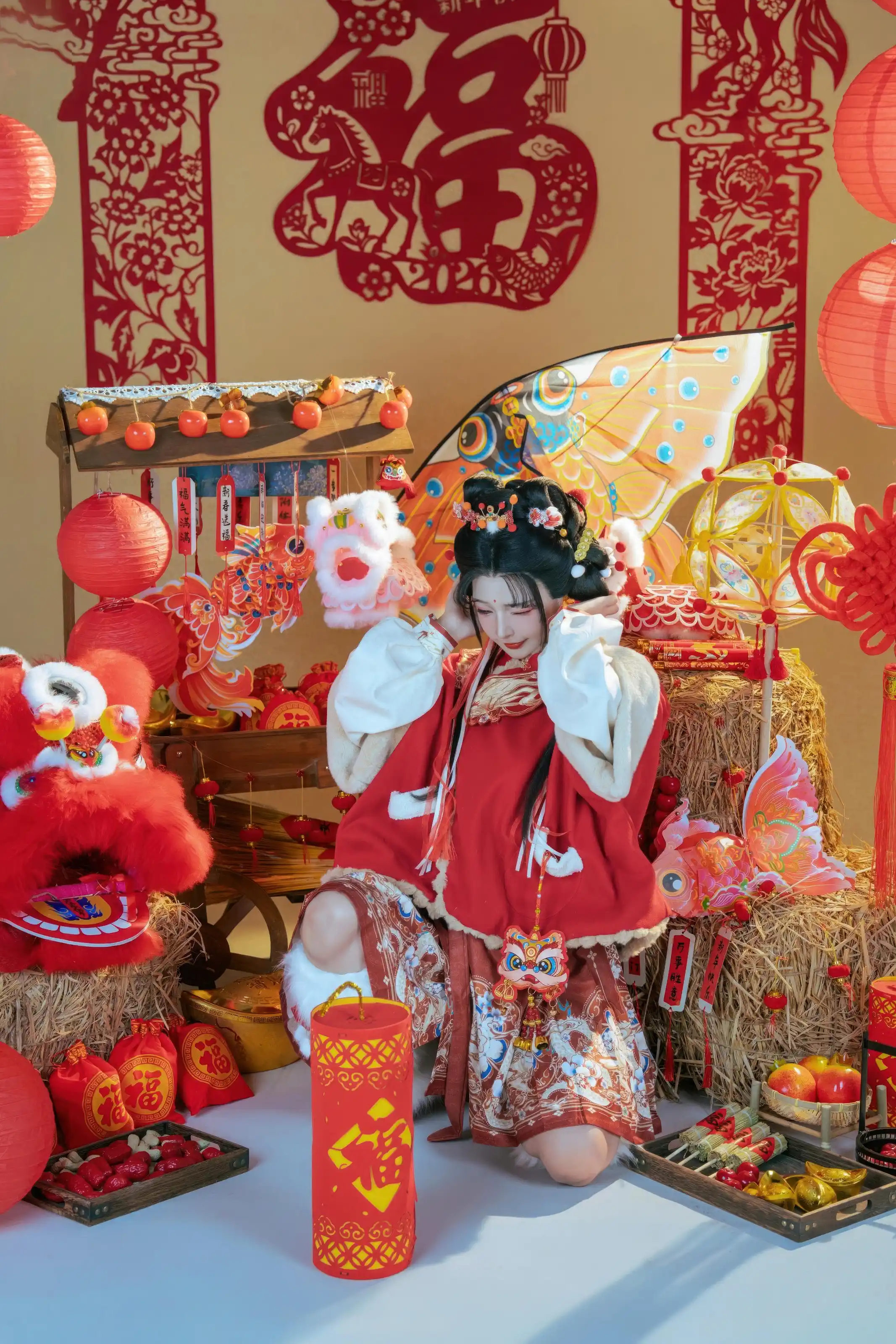 图片[5] - yuuhui玉汇 - 2026新春特辑 醒狮少女[127P] - 机器猫次元 - 机器猫次元