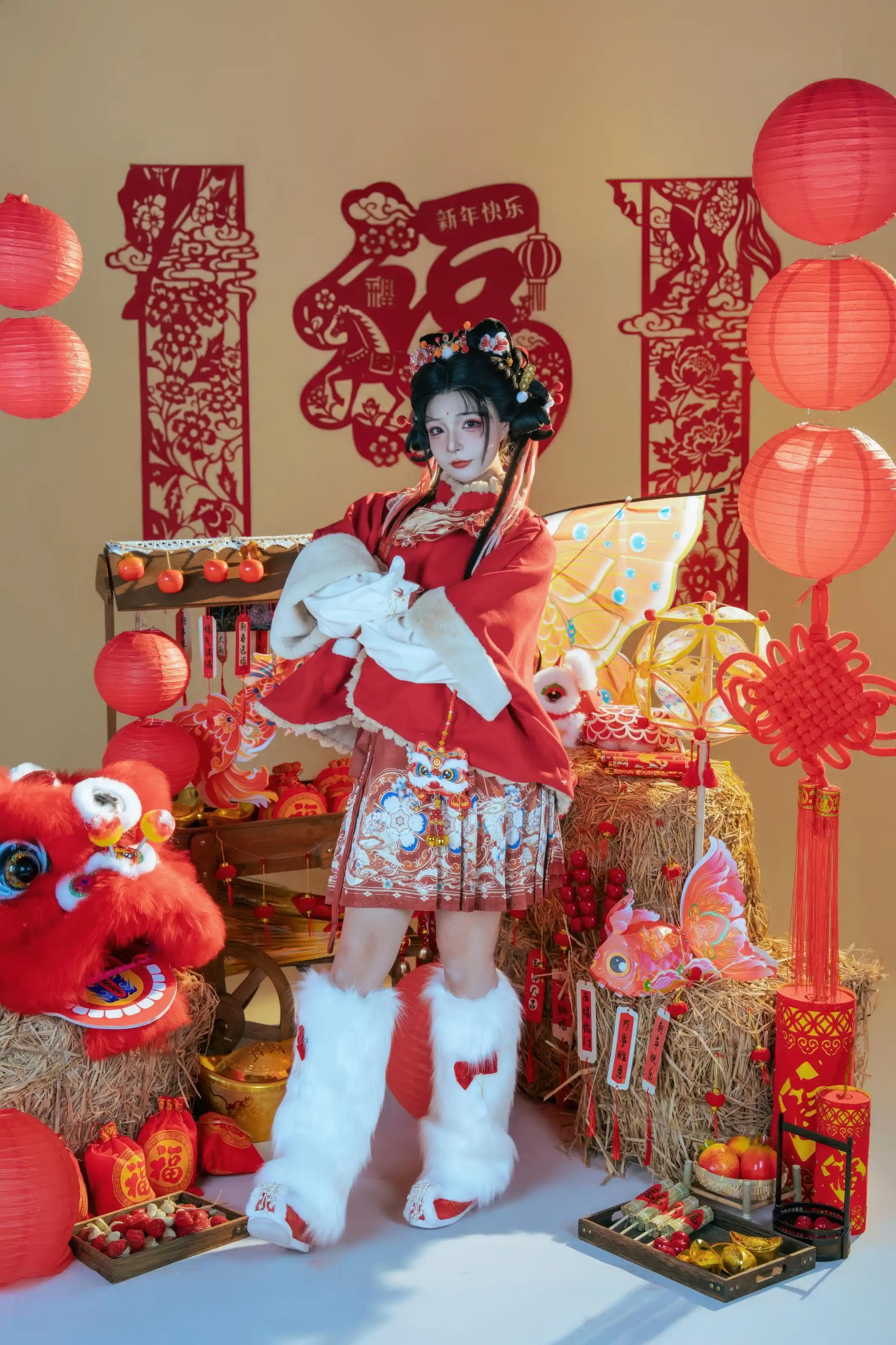 图片[7] - yuuhui玉汇 - 2026新春特辑 醒狮少女[127P] - 机器猫次元 - 机器猫次元