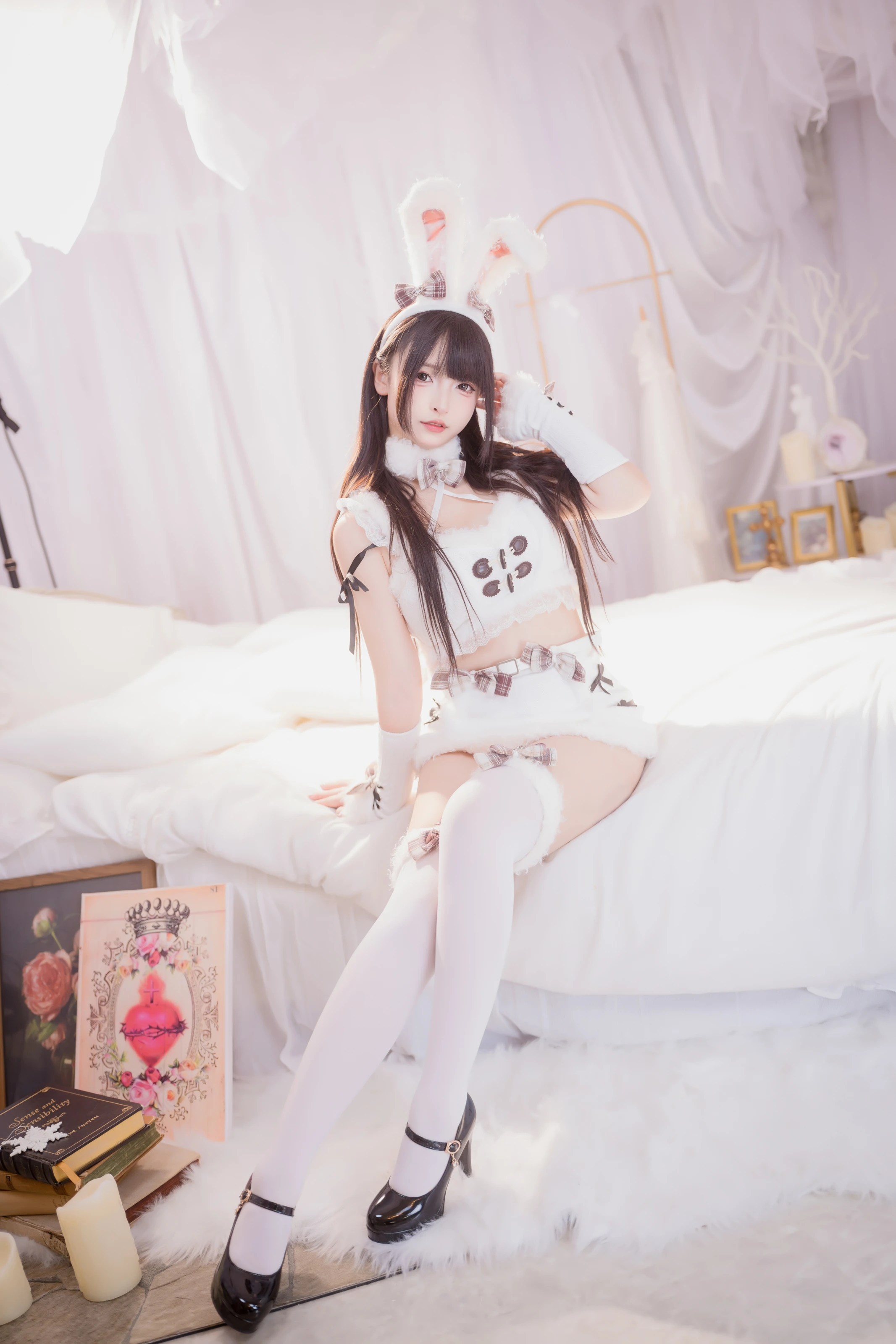 图片[8] - 神楽坂真冬 - 毛绒白兔 [75P] - 机器猫次元 - 机器猫次元