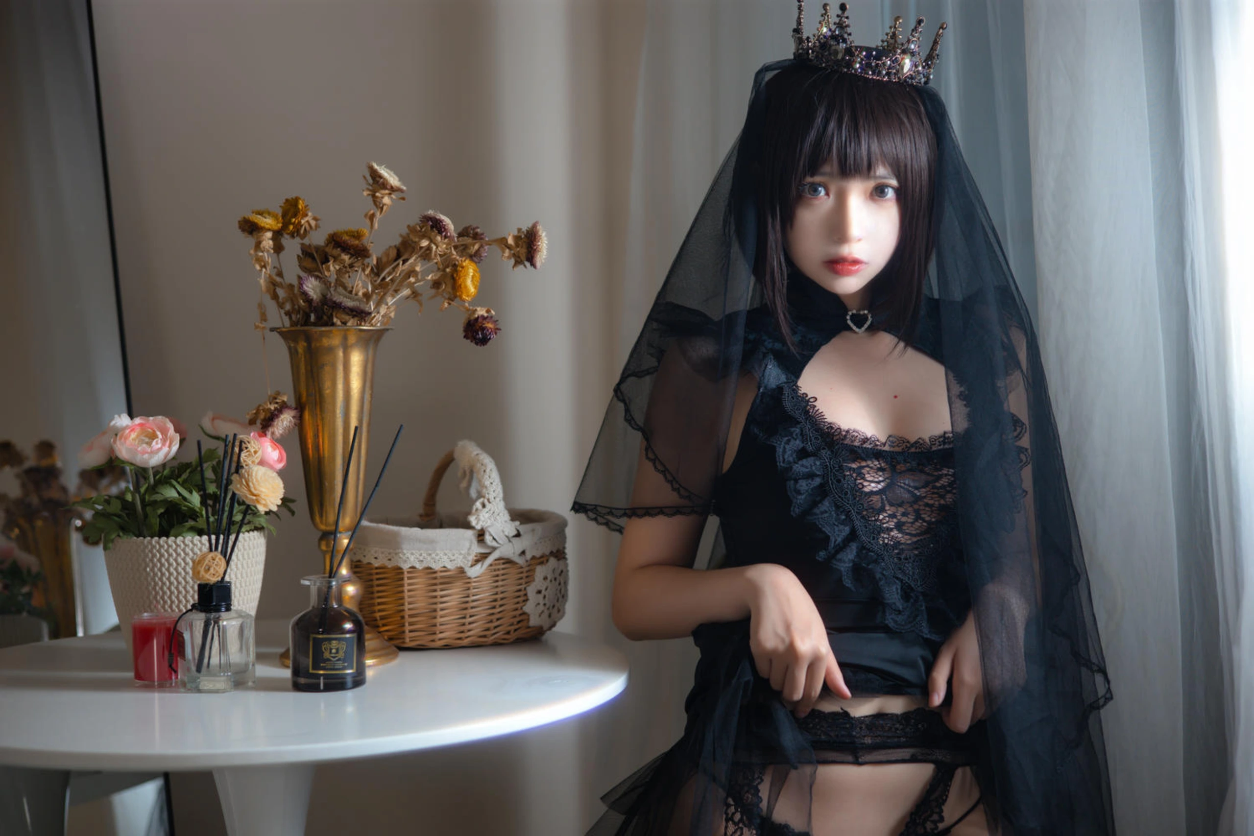 图片[8] - 疯猫ss - 黑色婚纱 [40P] - 机器猫次元 - 机器猫次元