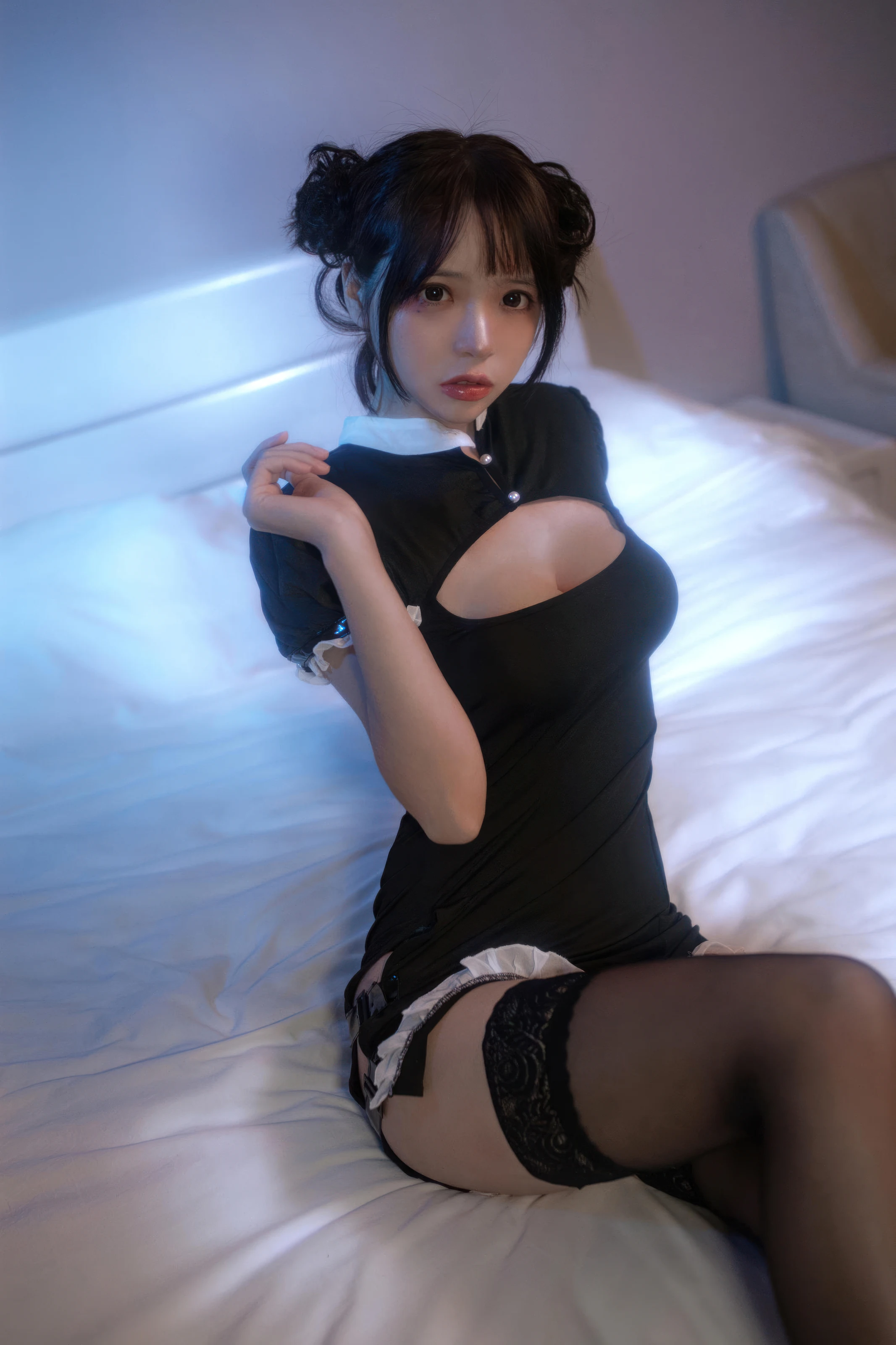 图片[2] - 疯猫ss - 黑色护士 [40P] - 机器猫次元 - 机器猫次元