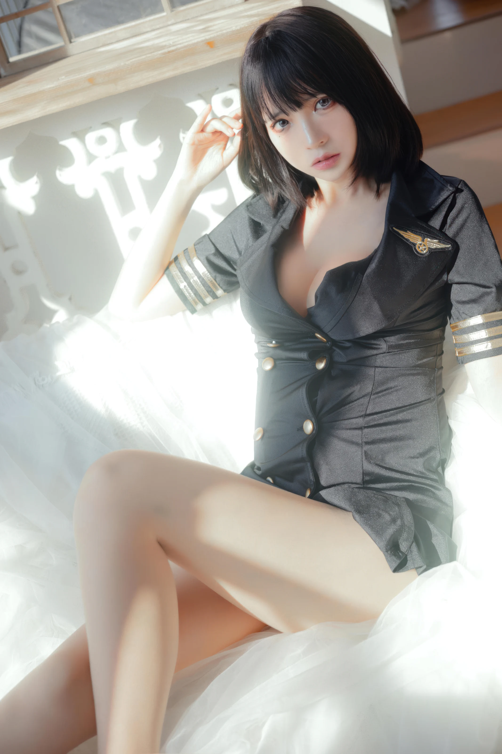 图片[2] - 疯猫ss - 黑色制服 [40P] - 机器猫次元 - 机器猫次元