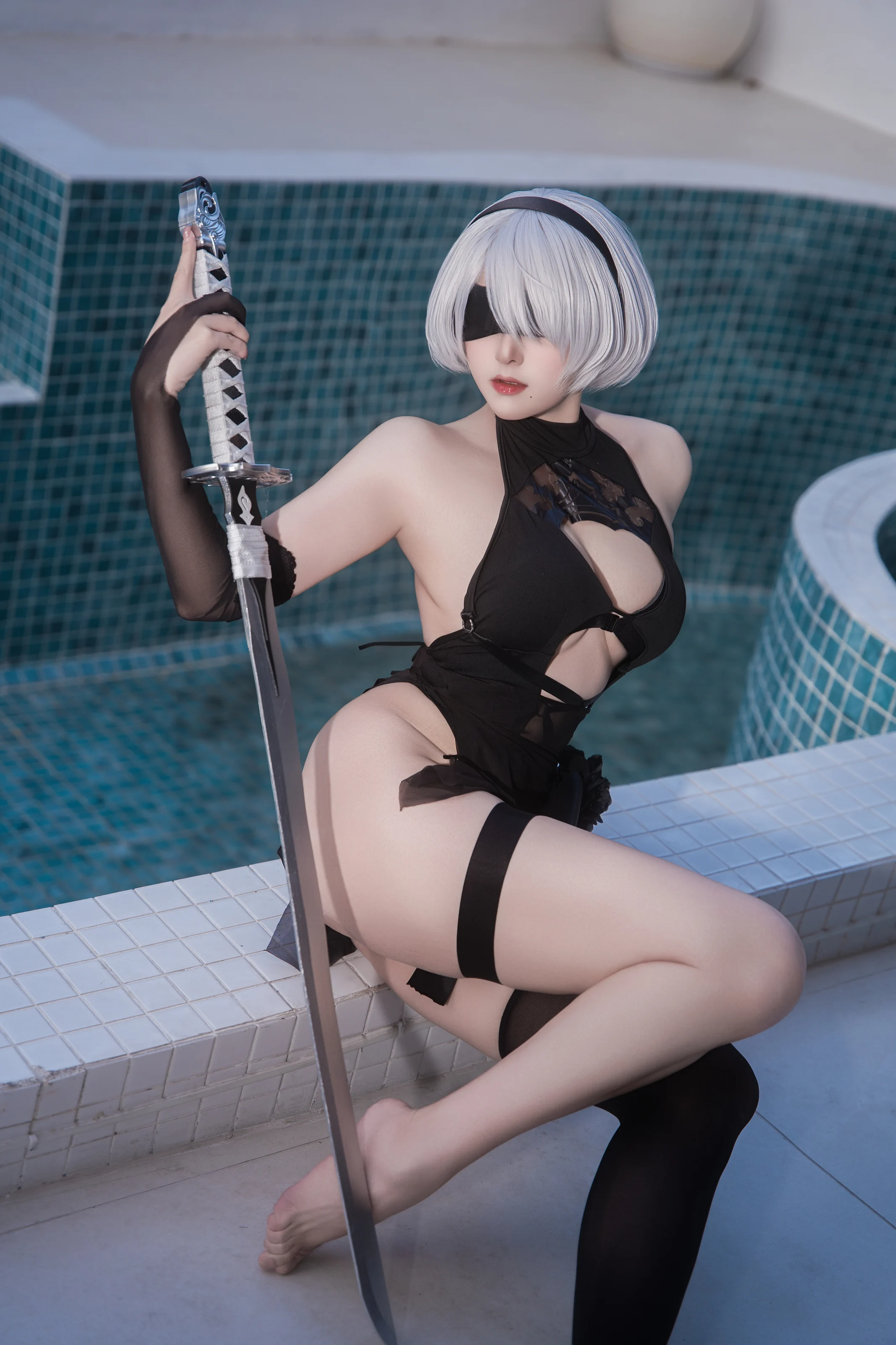 图片[8] - Natsuko夏夏子 - NIKKE×NieR 2B水着 [83P] - 机器猫次元 - 机器猫次元
