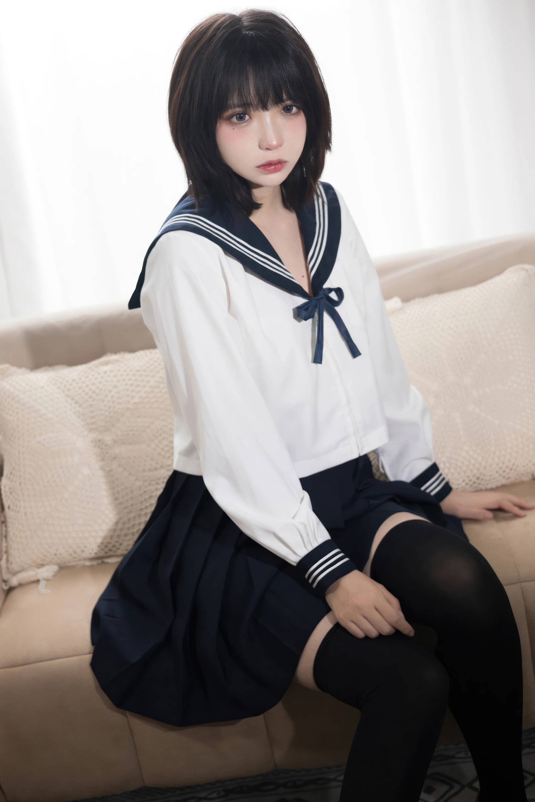 图片[2] - 疯猫ss - 致郁JK [40P] - 机器猫次元 - 机器猫次元