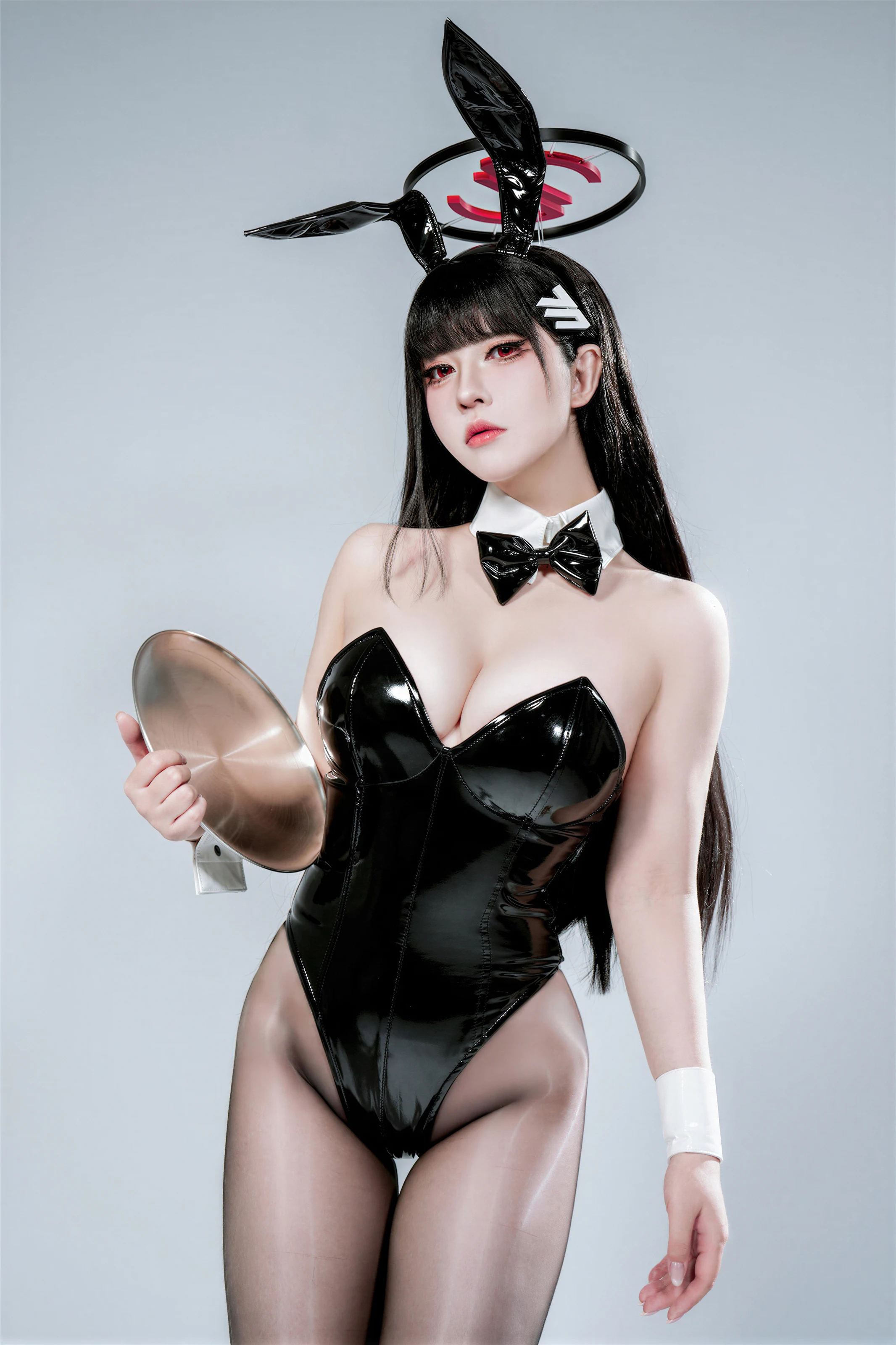 图片[1] - 半半子 - 蔚蓝档案 调月莉音兔女郎 [57P] - 机器猫次元 - 机器猫次元